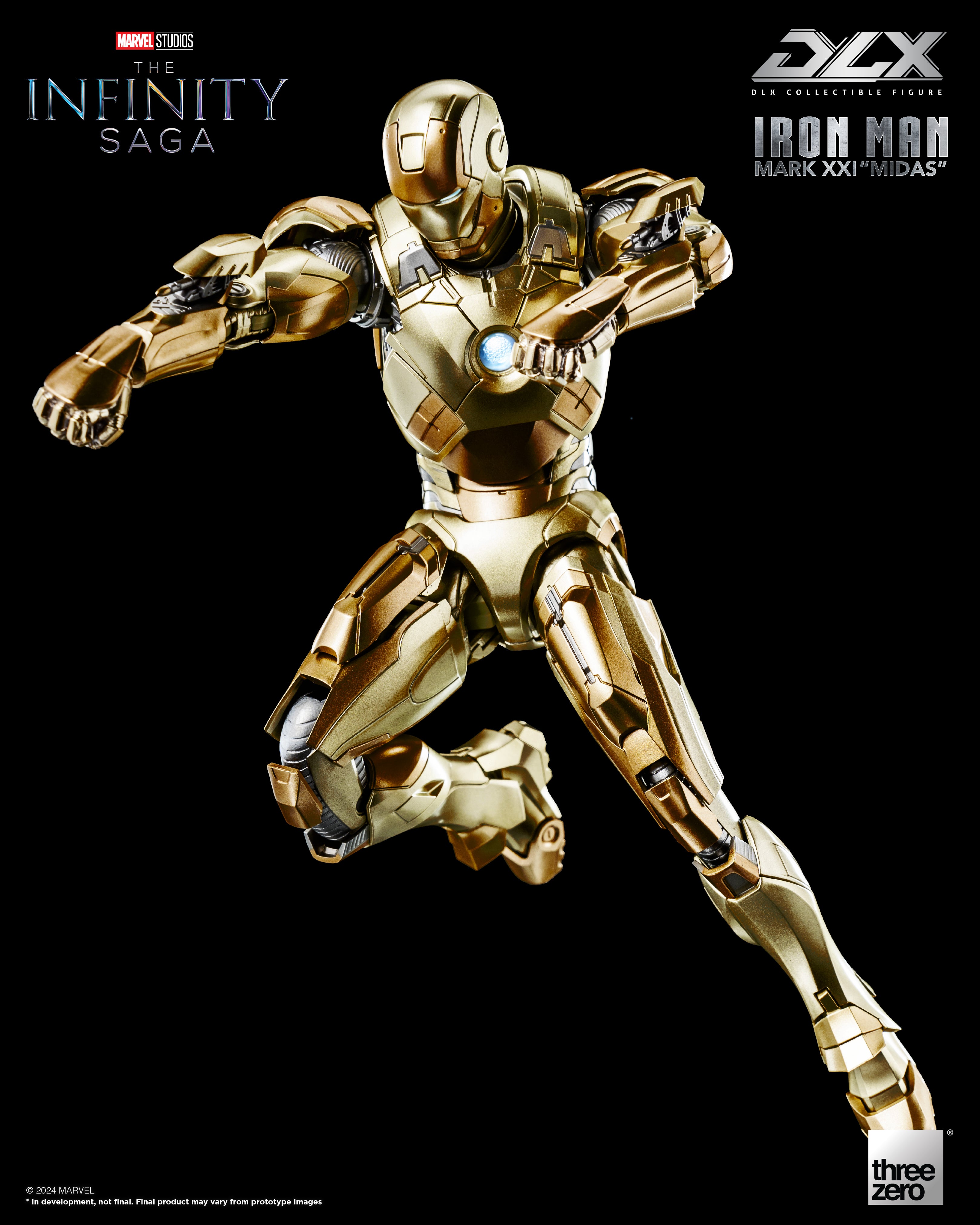 Threezero Avengers: The Infinity Saga DLX Iron Man Mark XXI Midas、mySite、hgirdovlk