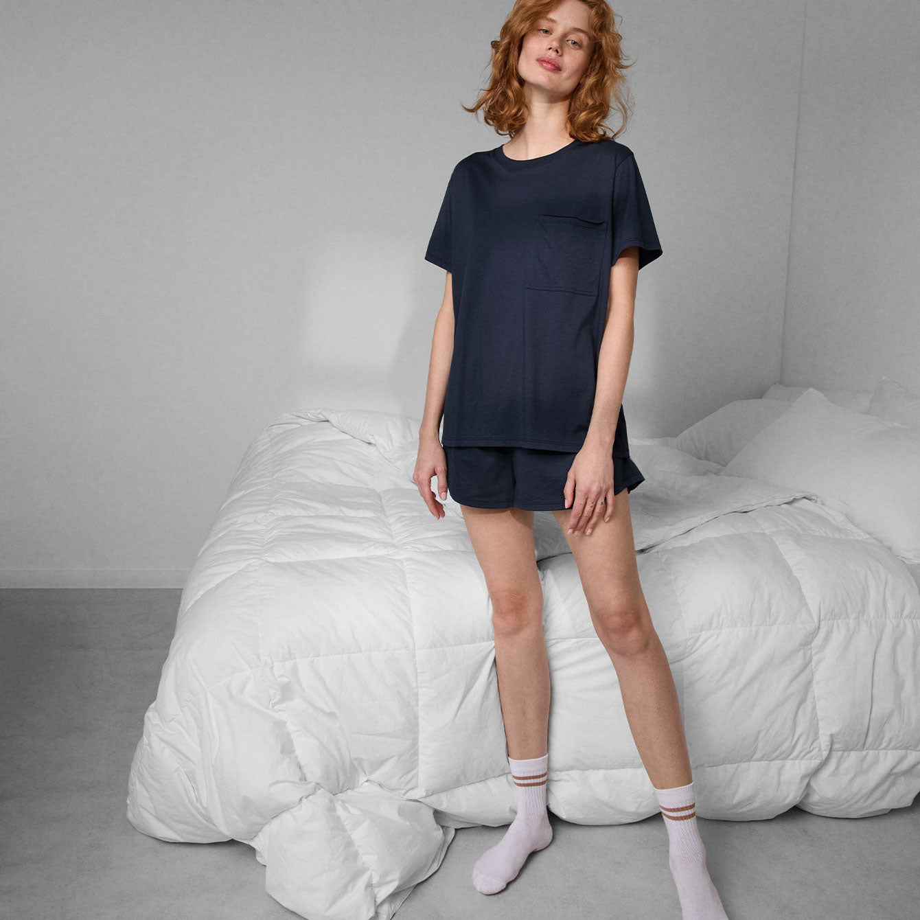 Organic Pima Tee Short Set、mySite、bengalsvssteelers