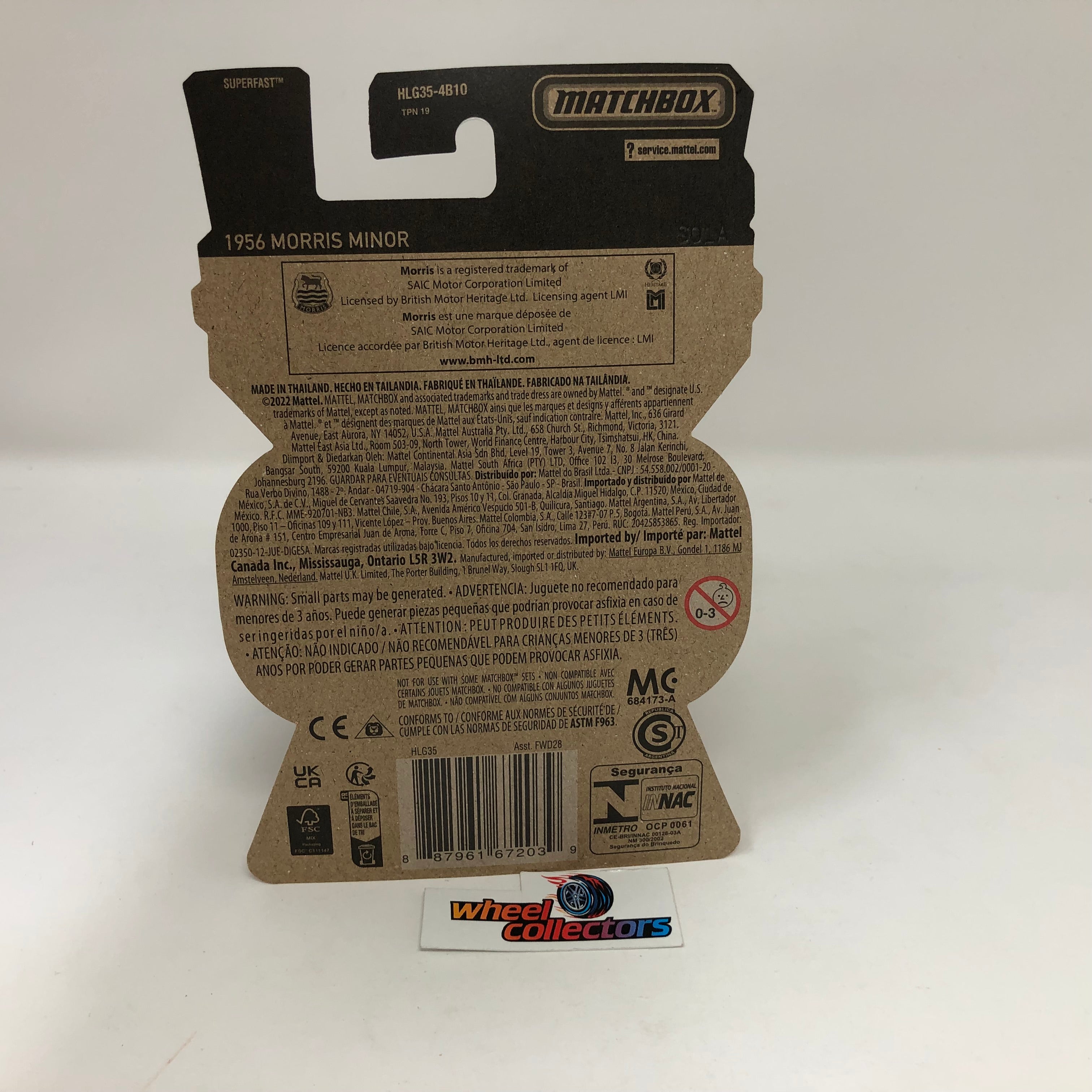 1956 Morris Minor * Right Steering Wheel * 2023 Matchbox Moving Parts Case C、mySite、hgirdovlk