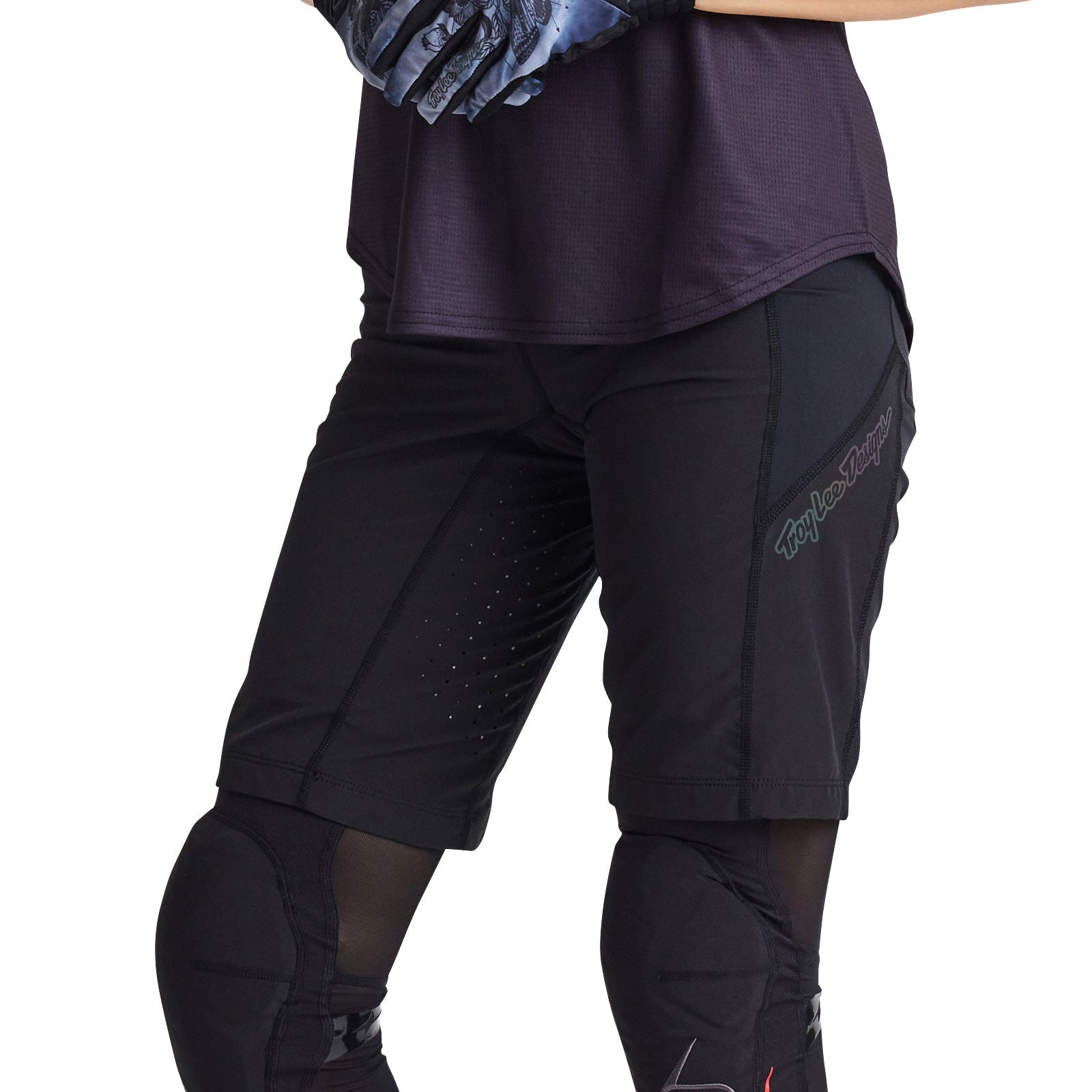 Womens Luxe Short No Liner Solid Black、mySite、dreamappss