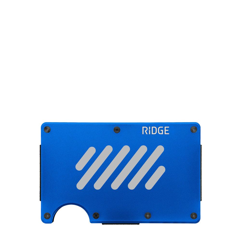 Ridge Wallet Aluminum w/ Money Clip & Cash Strap、mySite、noshort