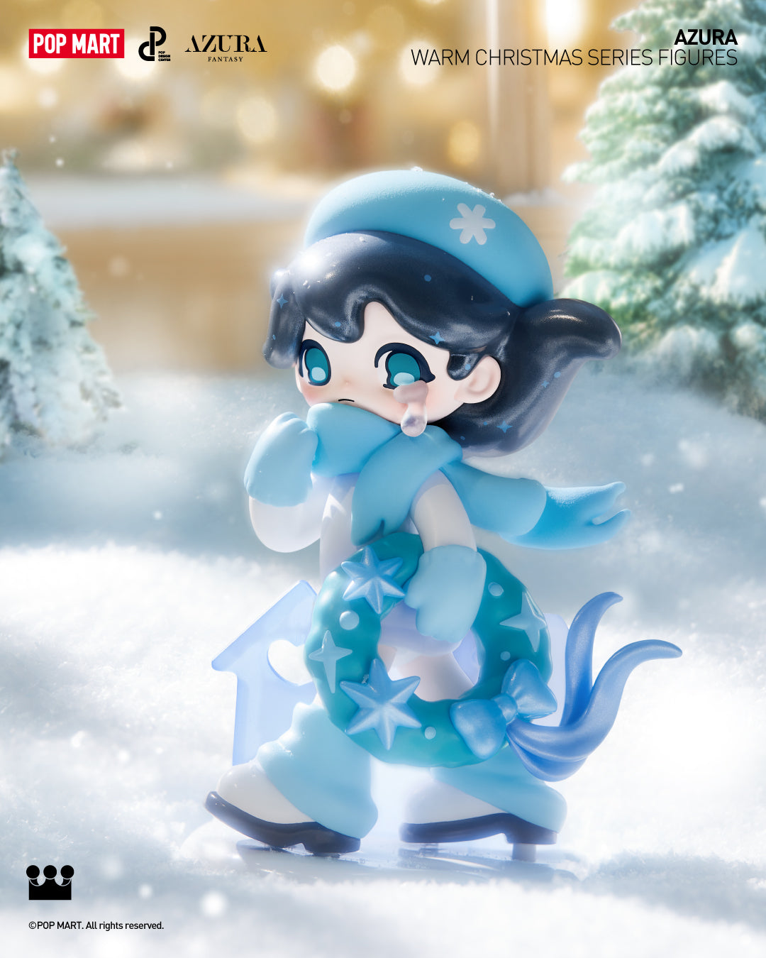  POP MART AZURA Warm Christmas Series Figures、mySite、greenlandpopulation