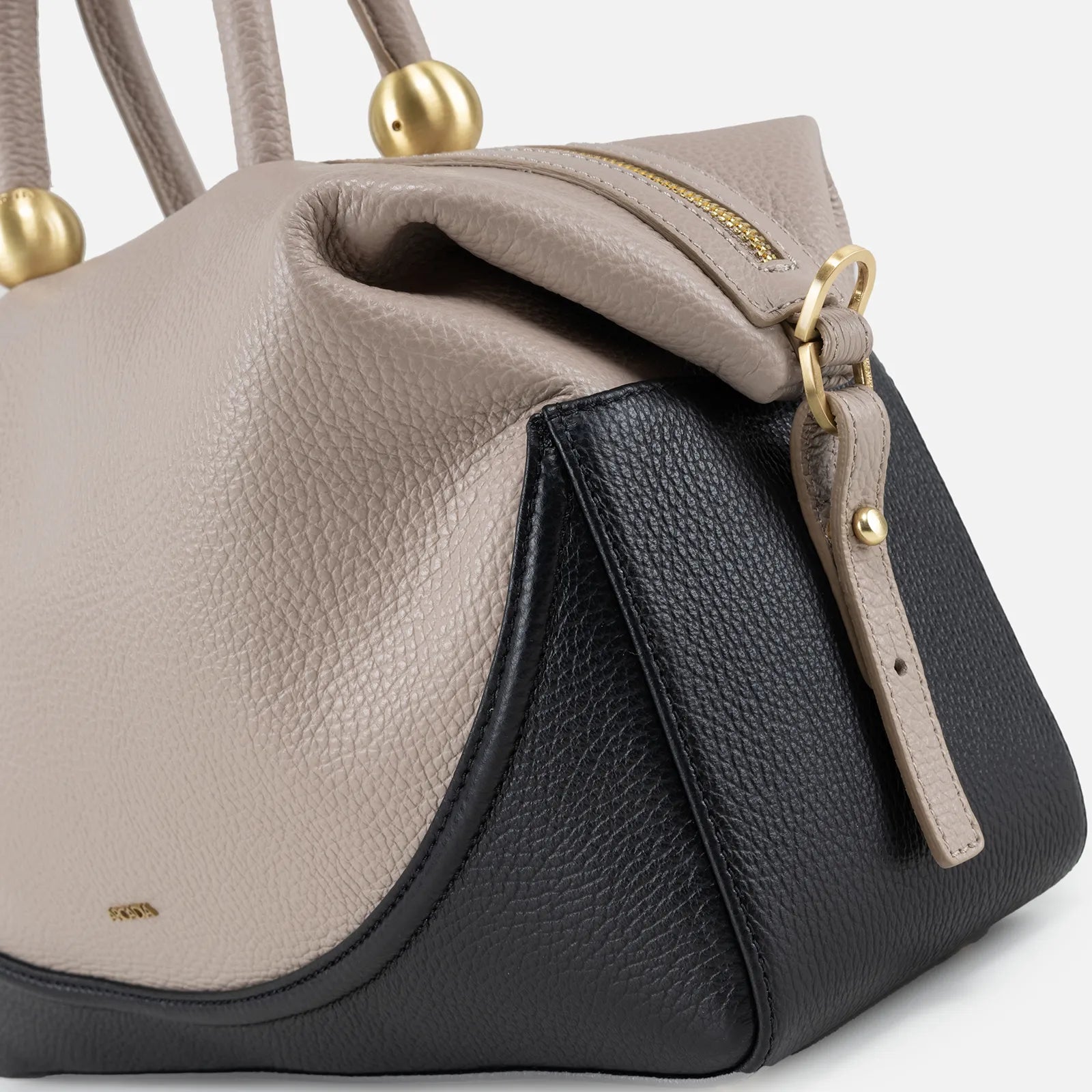 Arcadia Dione Large Top Handle Bag, Dollbic Avana-Nero、mySite、noshort