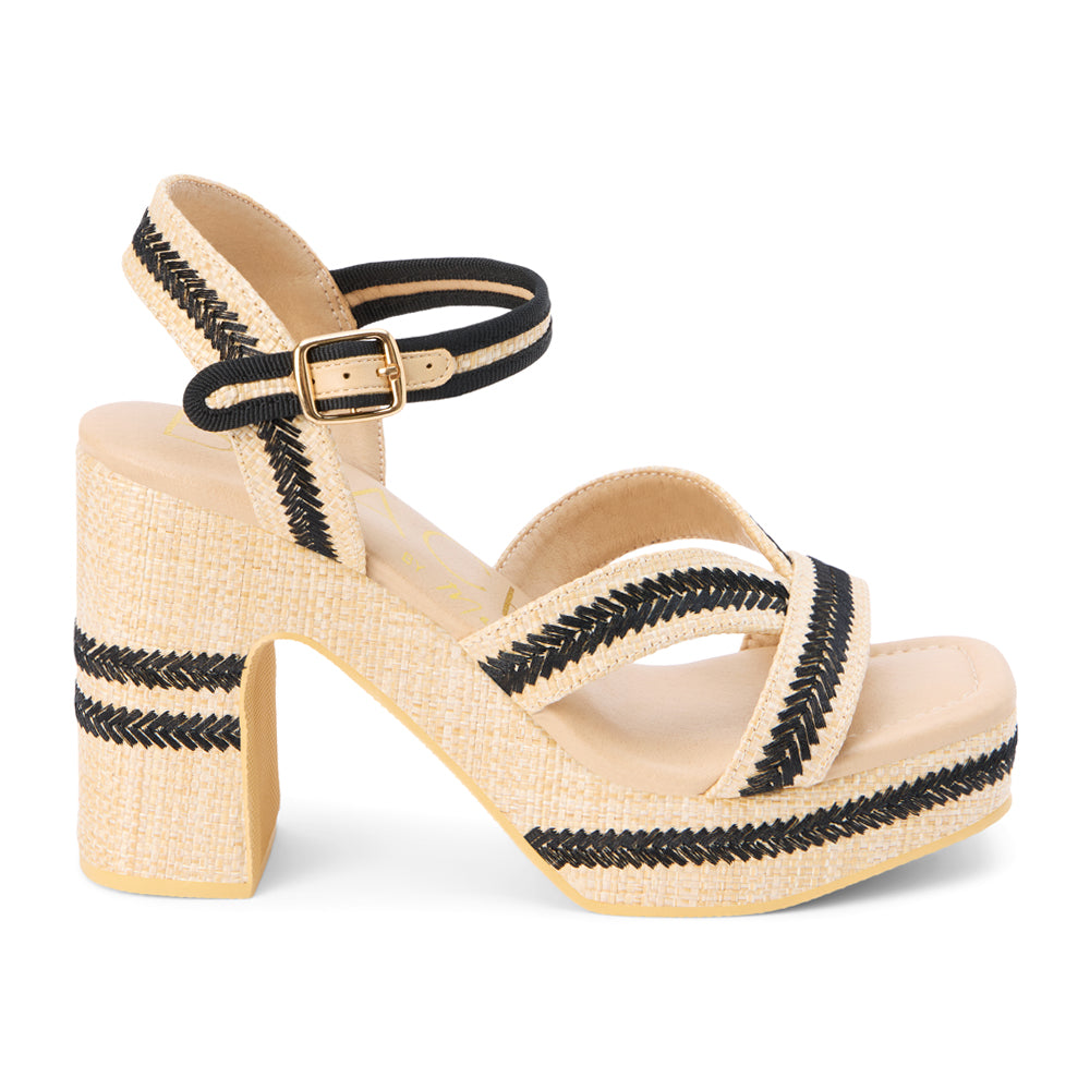 Adelaide Platform Block Heel Ankle Strap Sandals、mySite、gtrtttuynbv