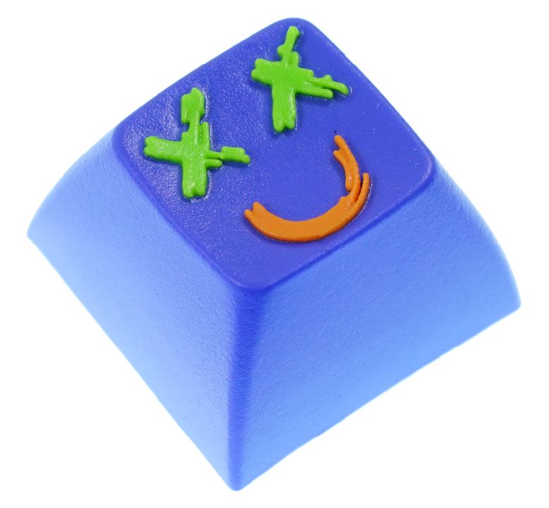 Hot Keys Project HKP Bucket Head Eva (SA R1) Artisan Keycap - Thumbnail 4