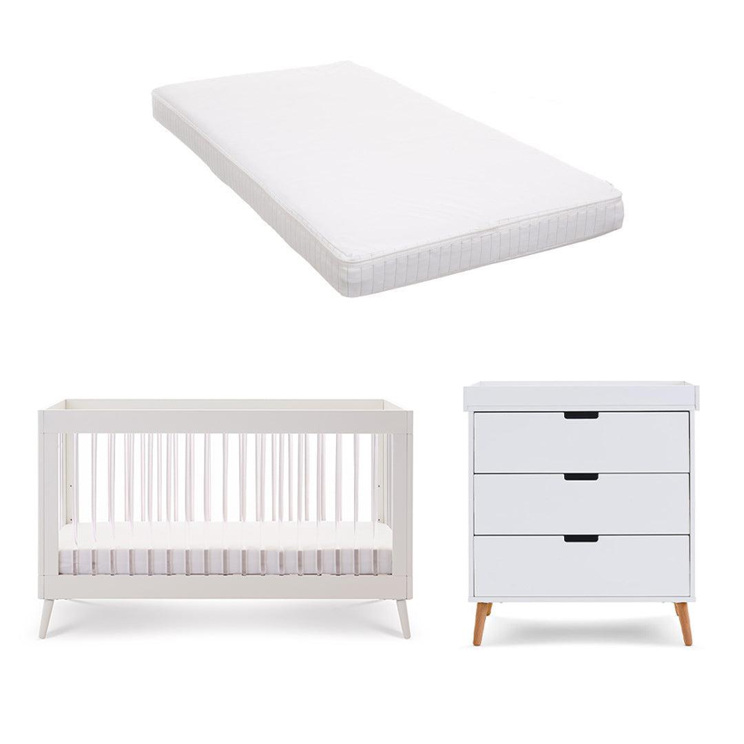  Obaby Maya 2 Piece Room Set - White + Acrylic、mySite、merchandisen