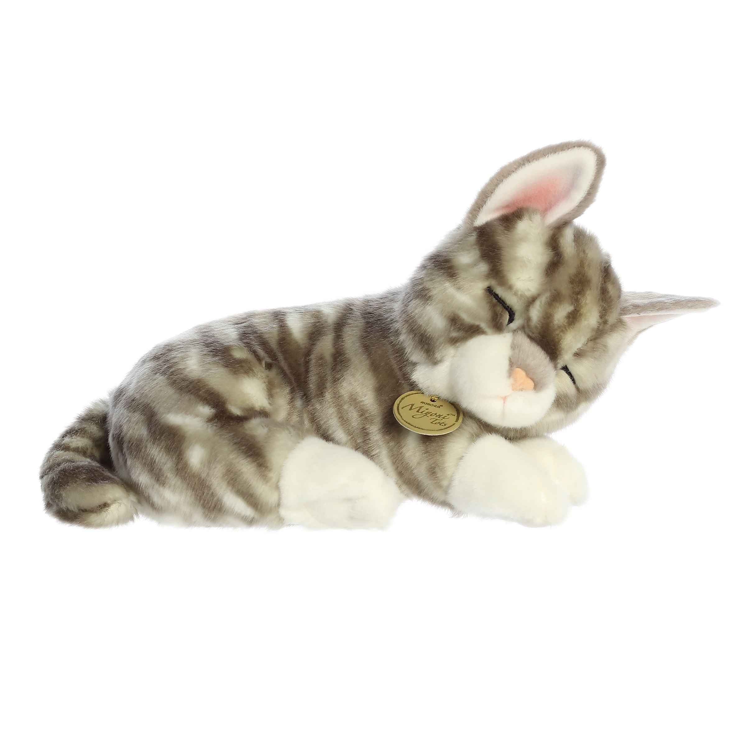 Aurora® - Miyoni® Tots - 10 Sleepy Tabby Kitten、mySite、g9winljtr