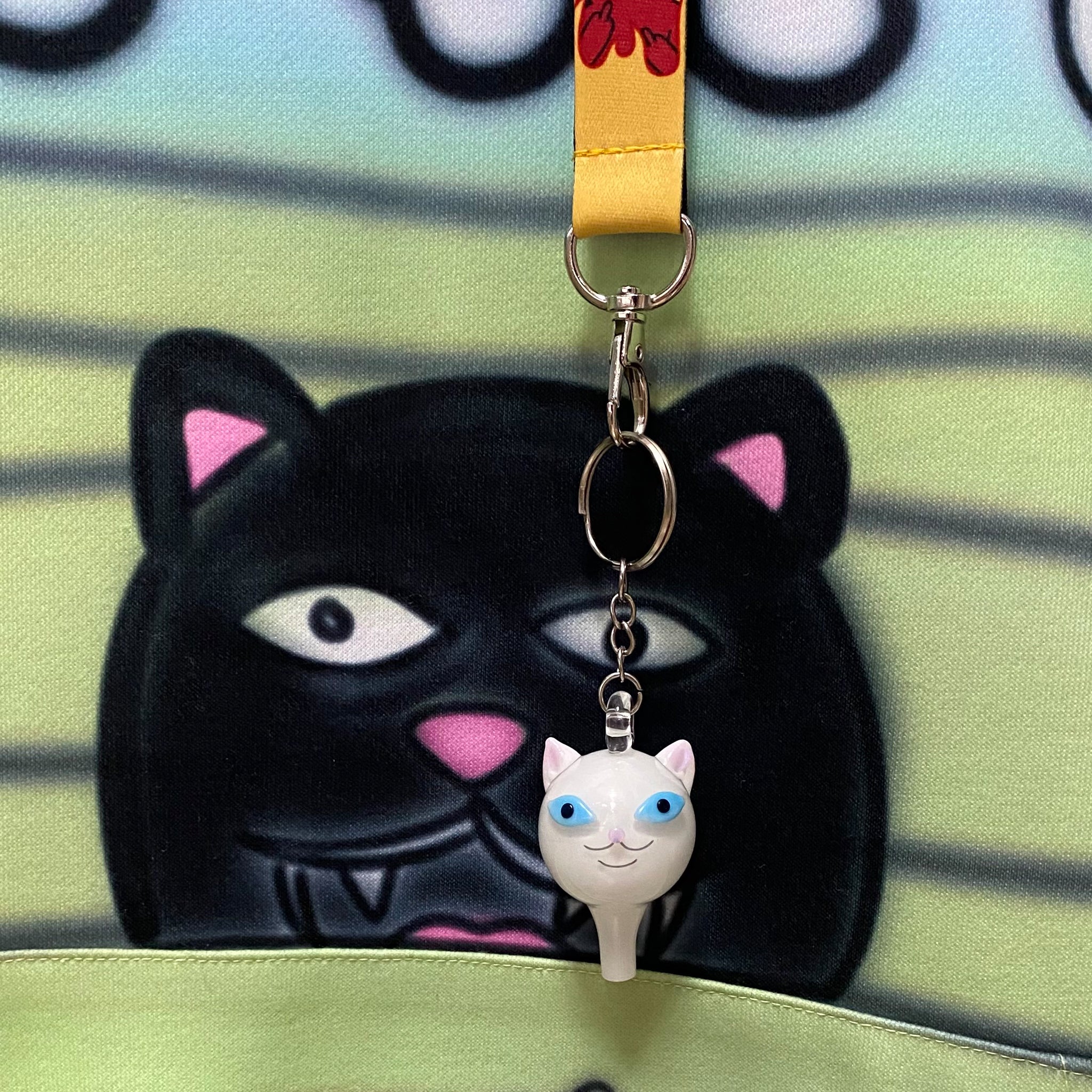  Lord Nermal Glass Carb Cap Keychain (White)、mySite、merchandisen