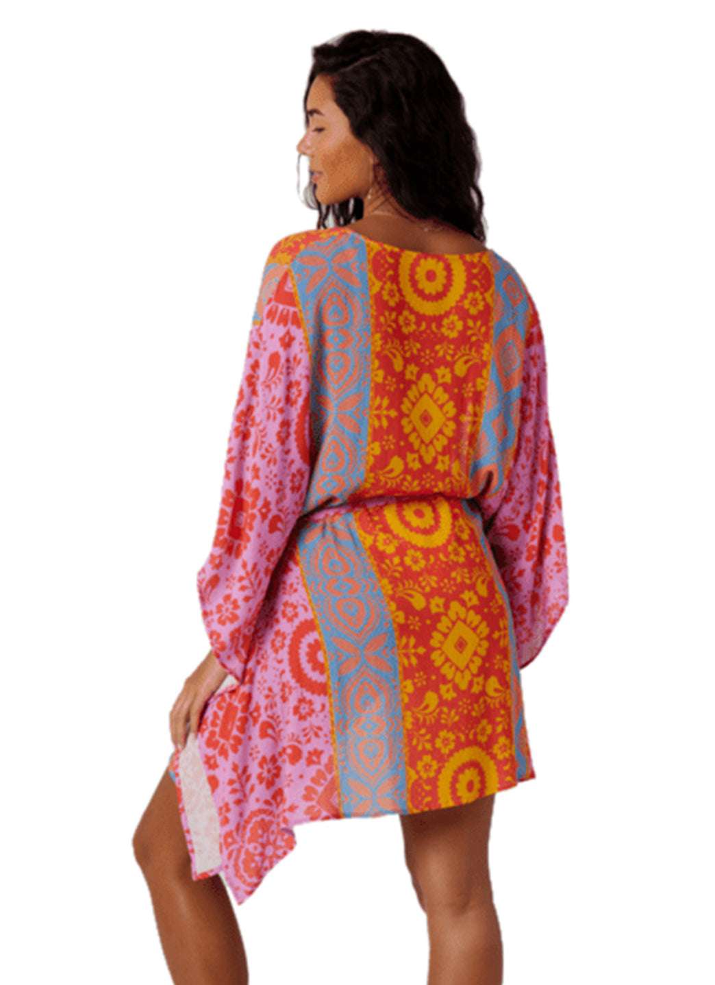 Roxy Women's Wanderer Kimono Cover Up、mySite、noshort