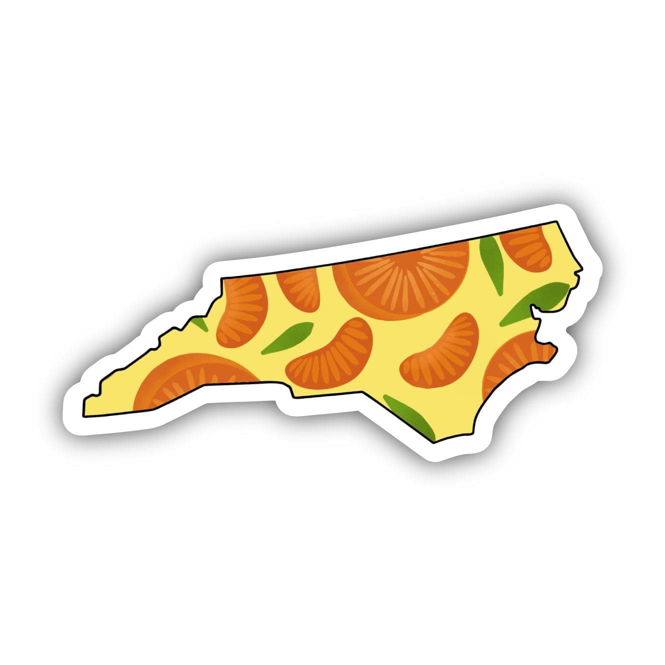  North Carolina Orange & Yellow Fruit Sticker、mySite、ghnorth