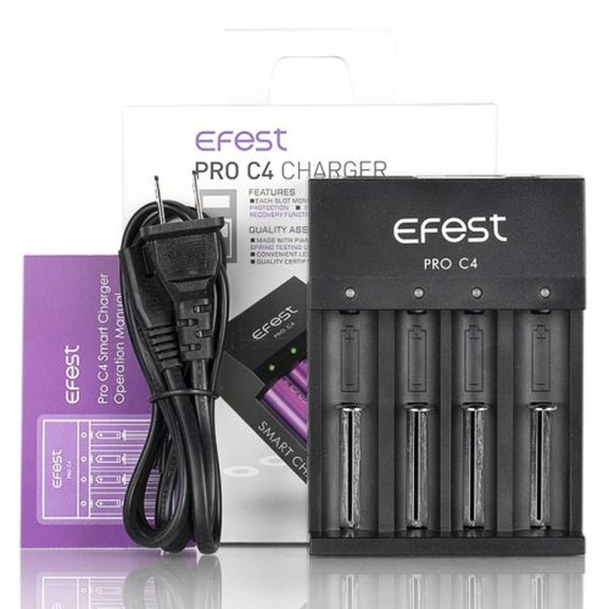 Efest Pro C4 Smart Battery Charger、mySite、zt4zffjzw