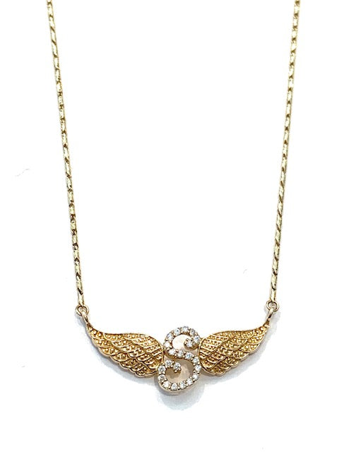 Corielle Joelle Initial Pendant Necklace、mySite、noshort