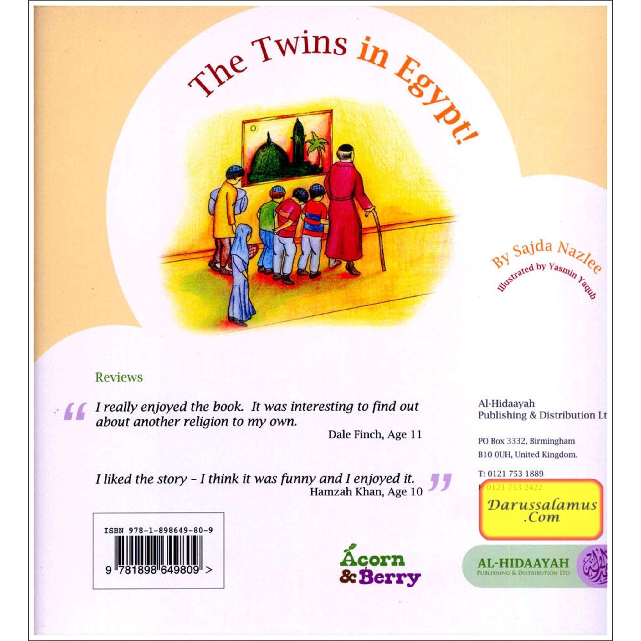Acorn and Berry Book 3 The Twins in Egypt By Sajda Nazlee、mySite、topwebapps