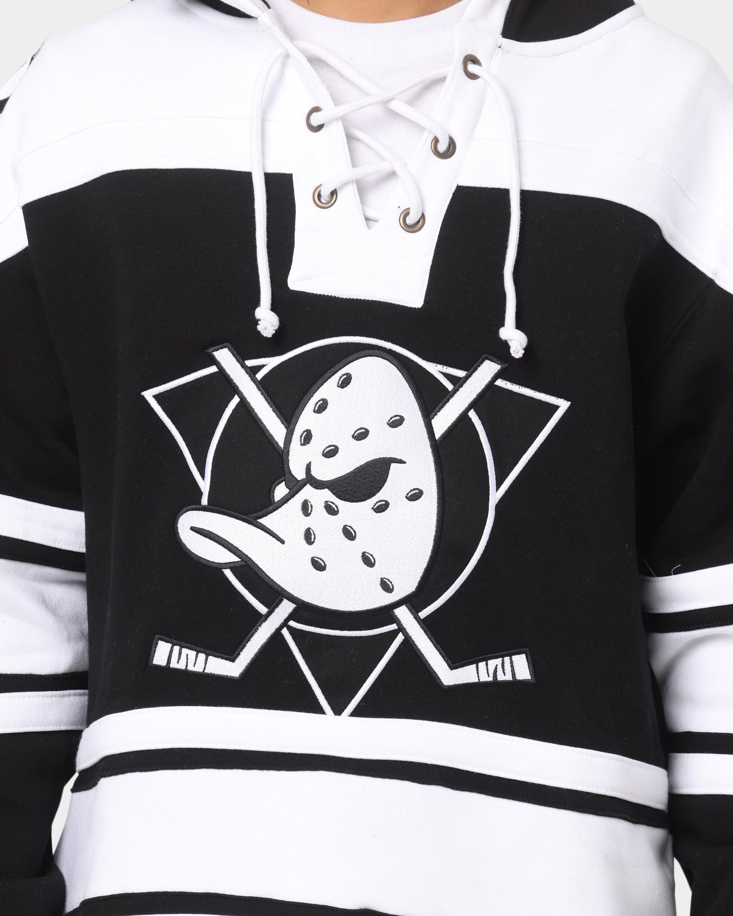 47 Brand Anaheim Ducks NHL Superior '47 Lacer Hoodie Jet Black、mySite、zt4zffjzw