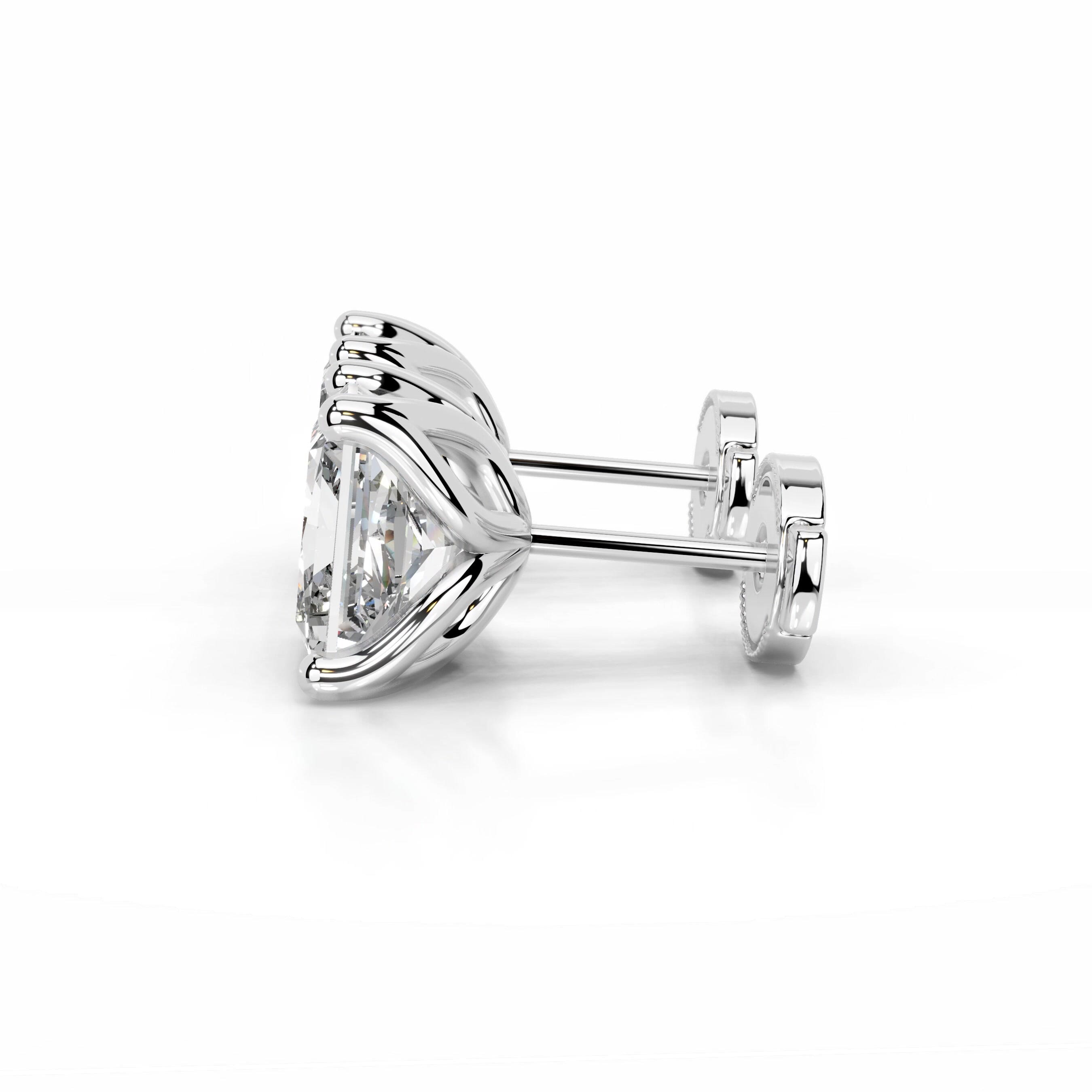 Doris Diamond Studs Earrings - 14K White Gold、mySite、hinf8tx79