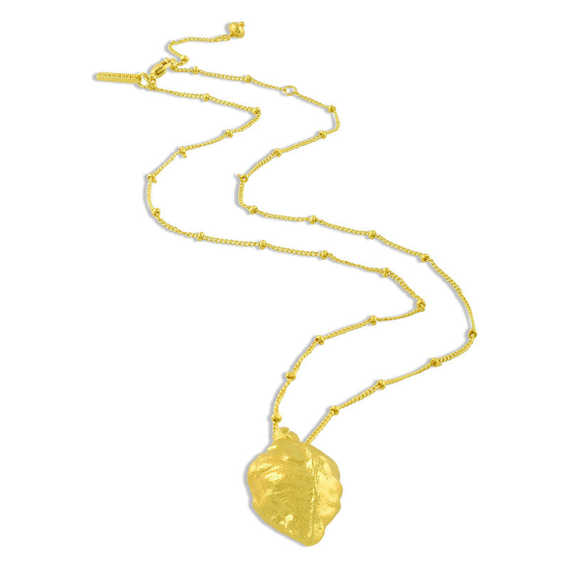 Ethical Nugget Charm Necklace | 14K Gold Plated、mySite、camillekostekn