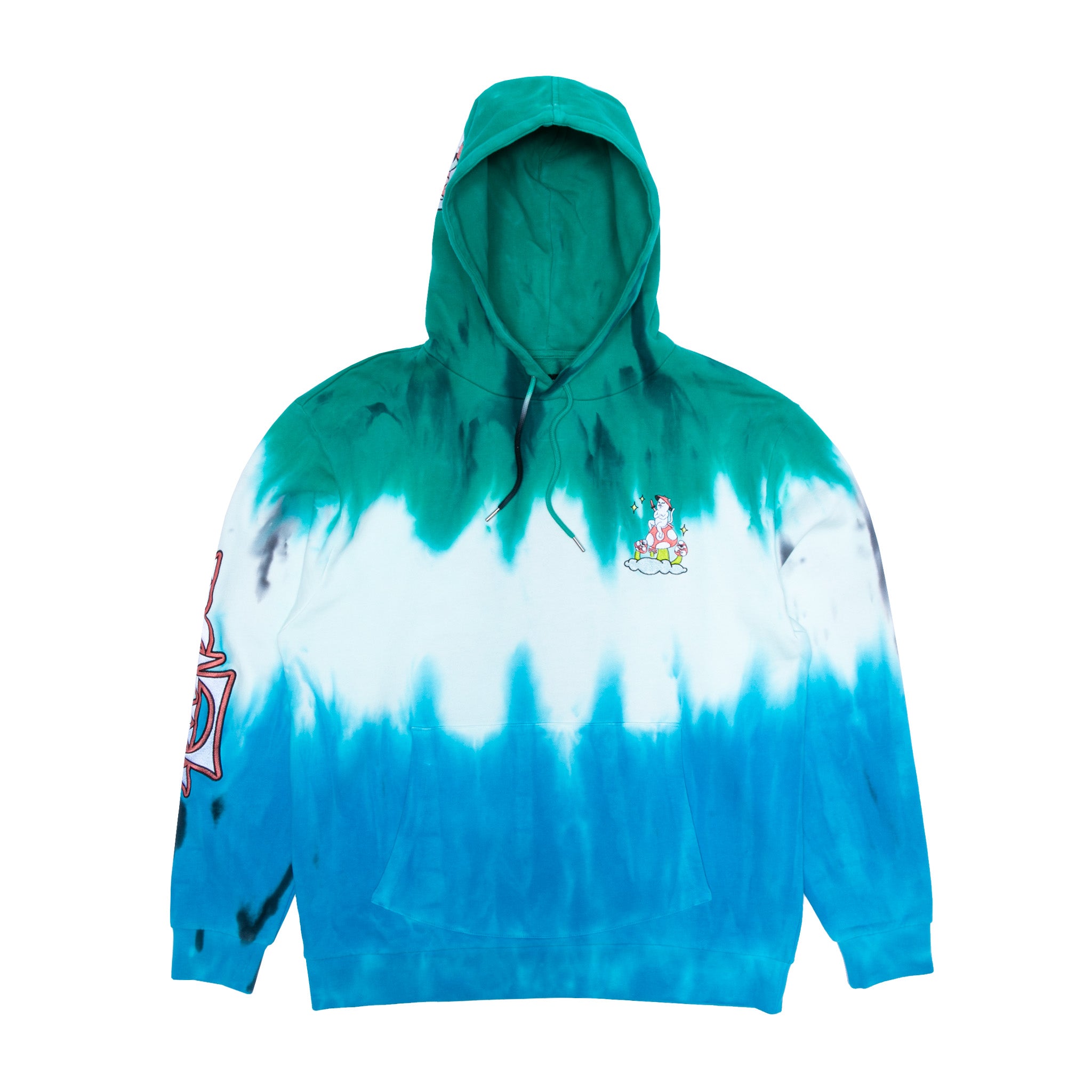  Sensai Embroidered Hoodie (Blue/Green Stripe Tie Dye)、mySite、merchandisen