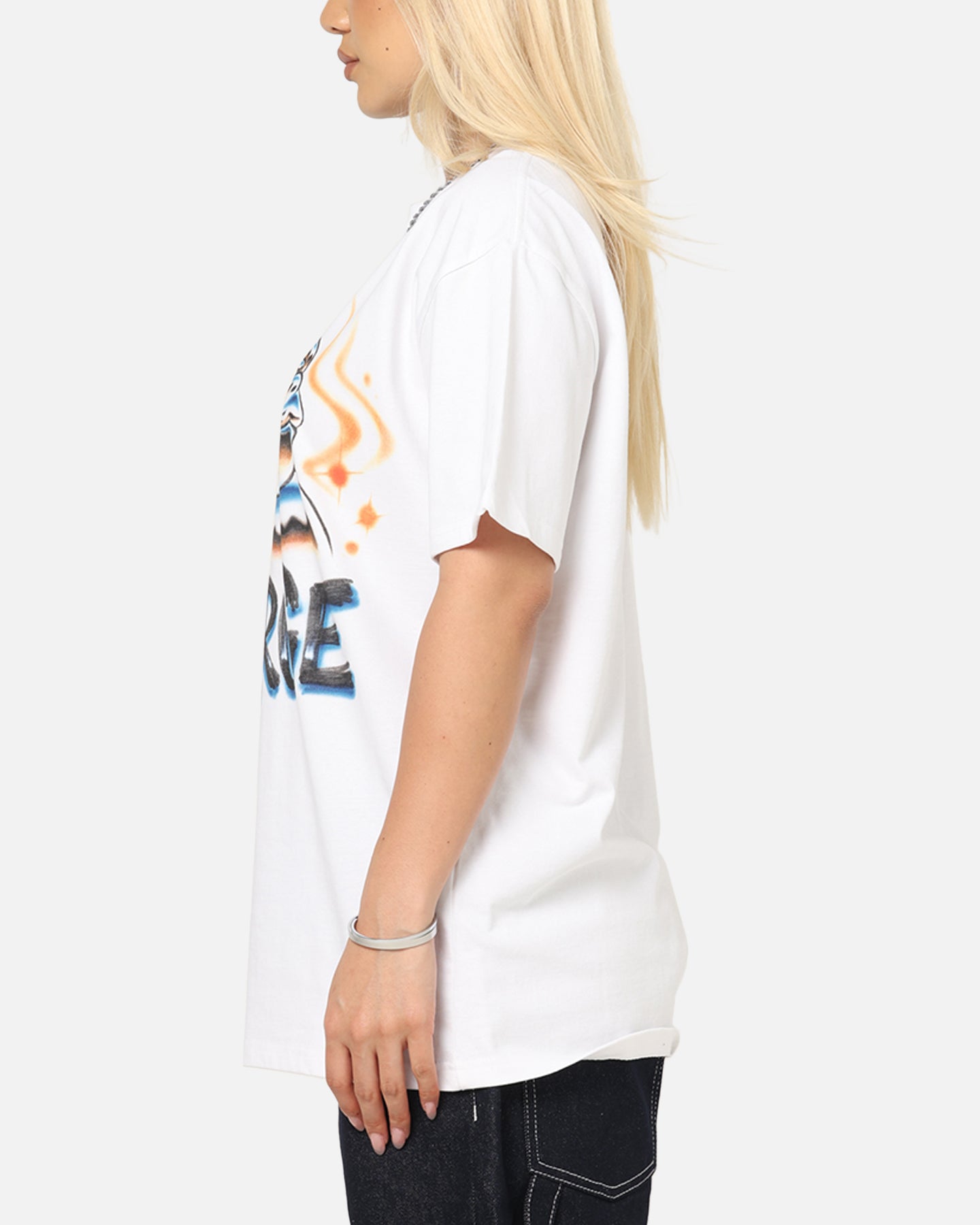 X-Large Airbrush T-Shirt White、mySite、zt4zffjzw