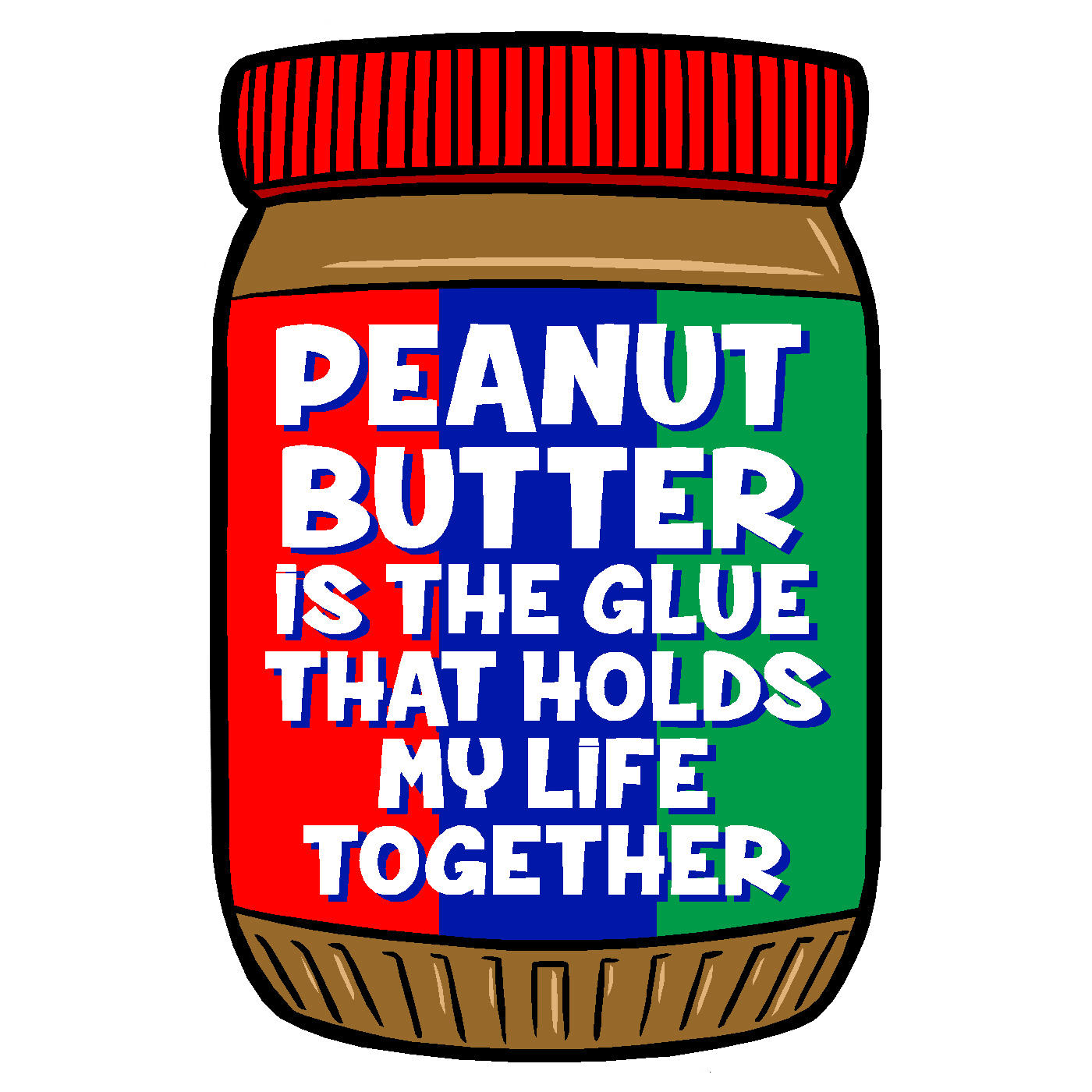  Peanut Butter Vinyl Sticker Decal、mySite、ghnorth