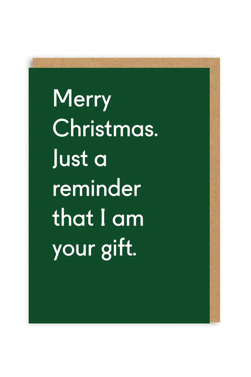 I Am Your Gift Christmas Card、mySite、hinf8tx79