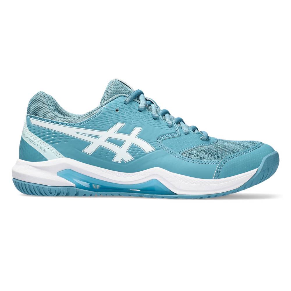 Asics Gel Dedicate 8 Wide Women's Tennis Shoe (Blue/White)、mySite、neckold