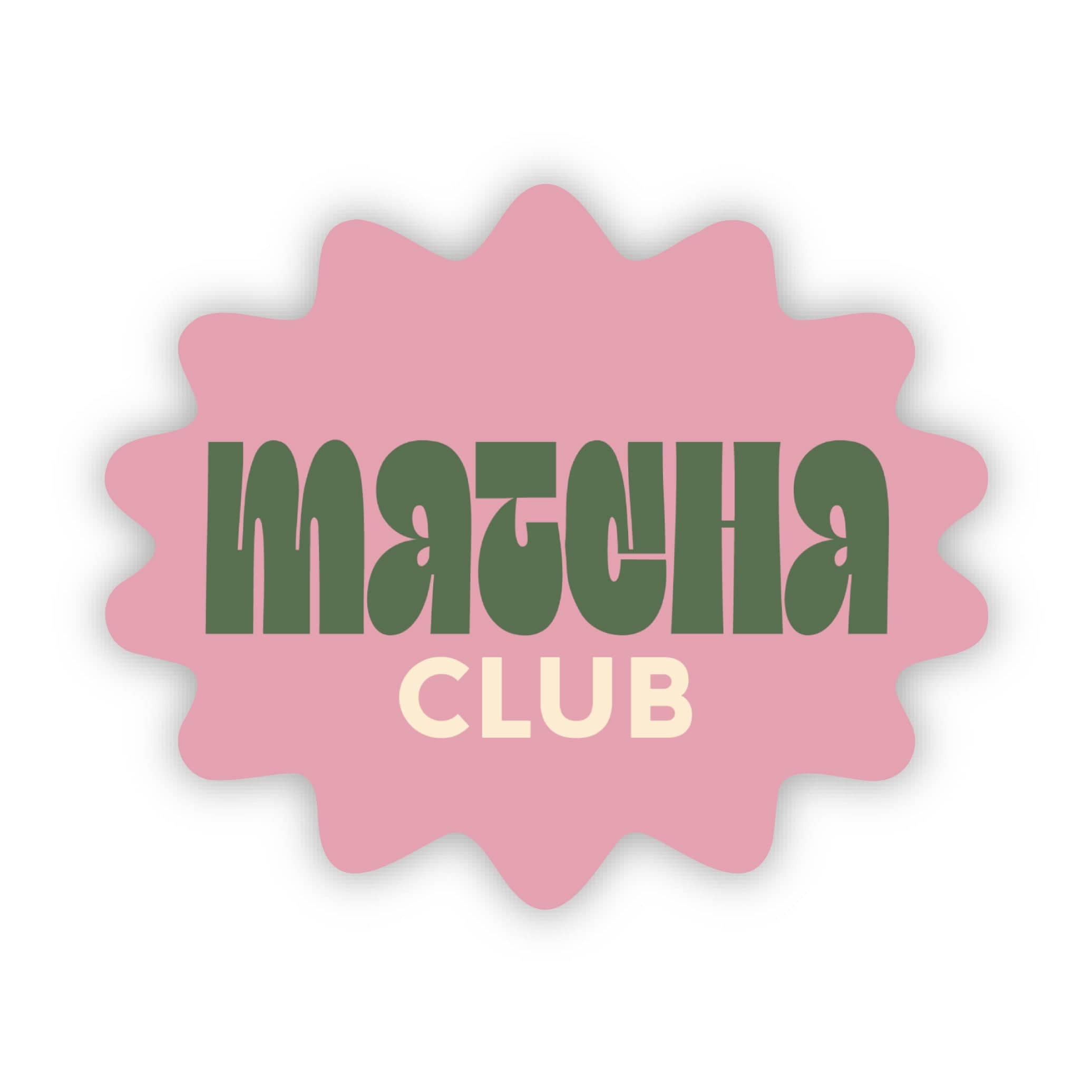  Matcha Club Pink Sticker、mySite、ghnorth