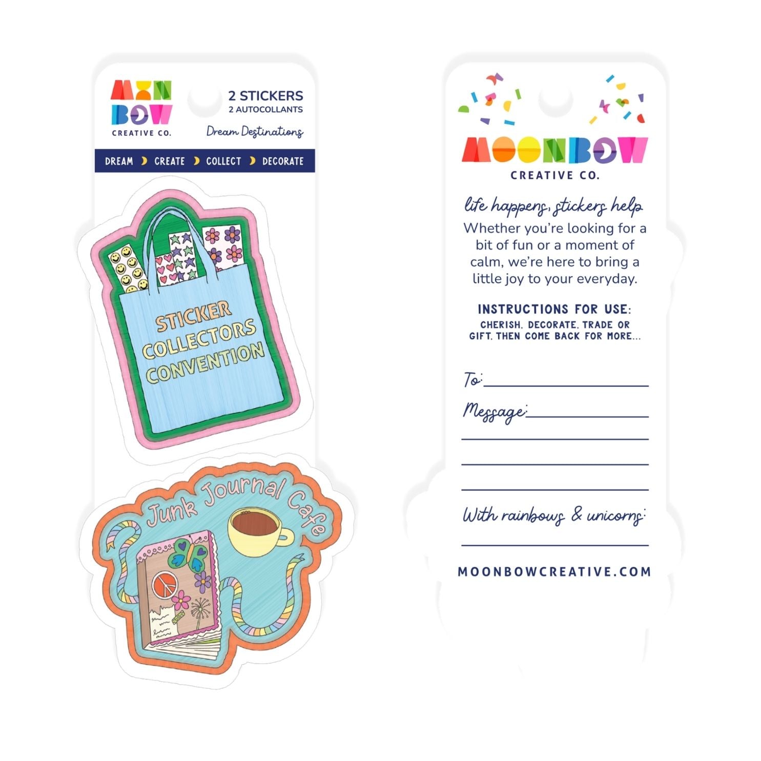  Dream Destinations Double Stickergram、mySite、ghnorth