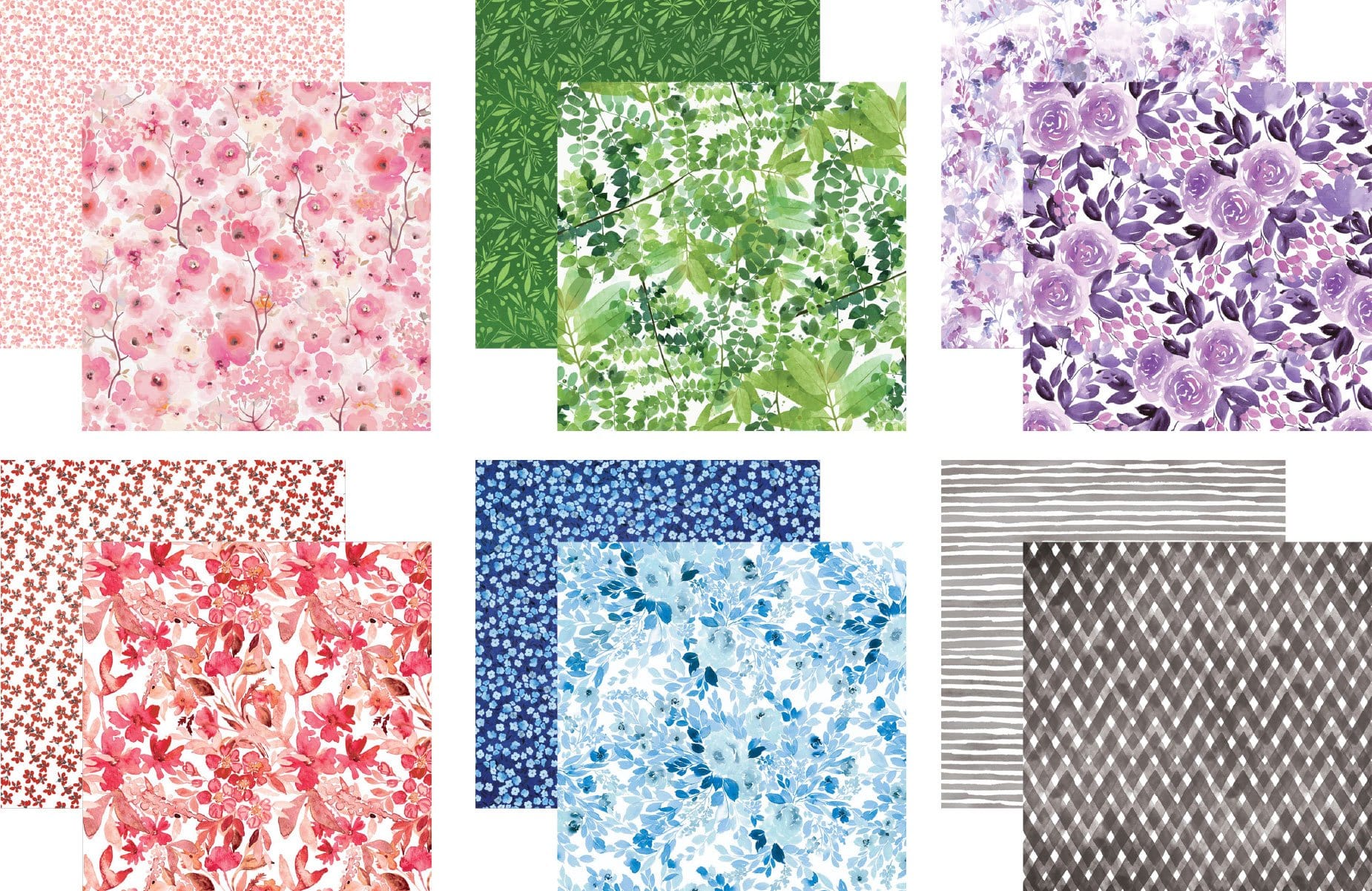  Scrapbook Paper - Colorways 30 Sheet Bundle、mySite、ghnorth
