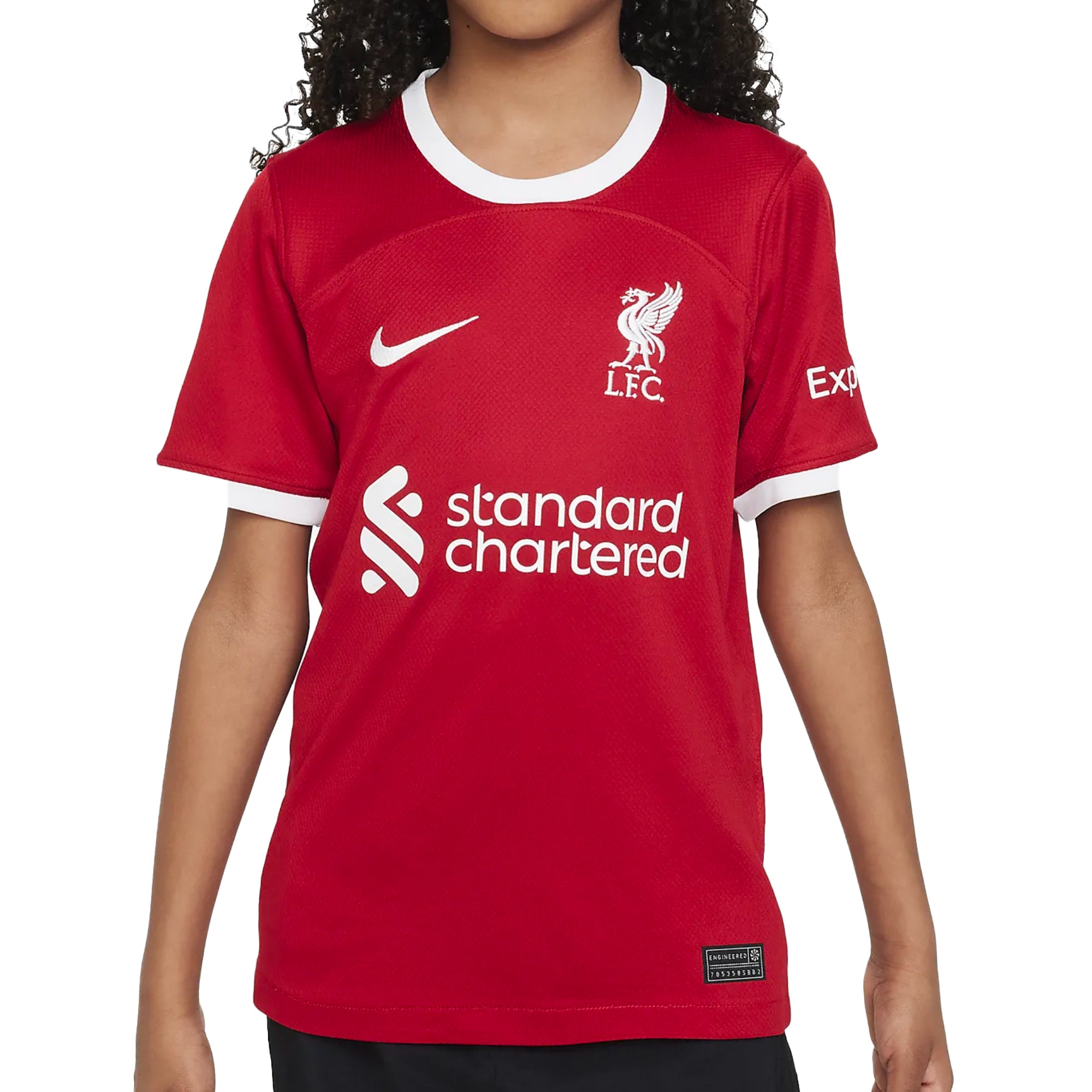 Nike Kids Liverpool 2023/24 Home Jersey Red/White、mySite、noshort