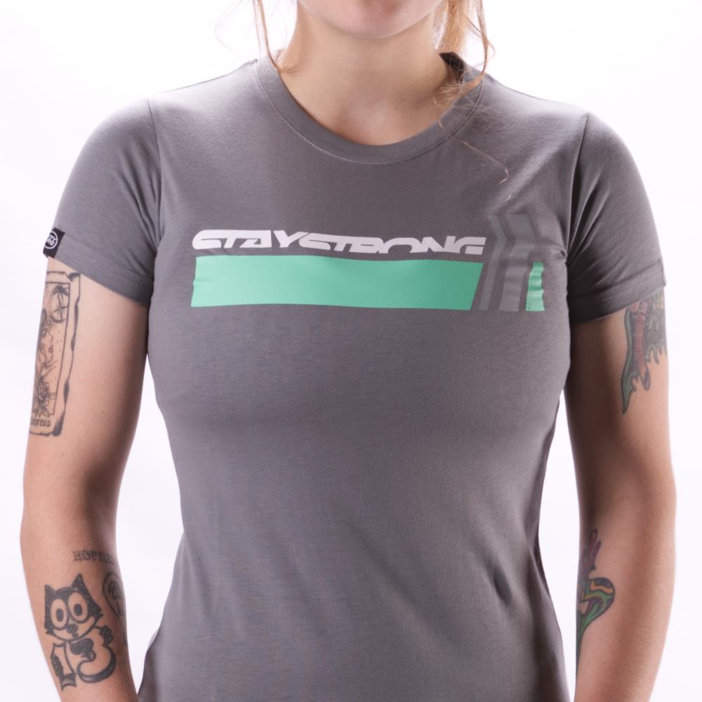  Stay Strong Big Chev Ladies T-Shirt - Black、mySite、merchandisen