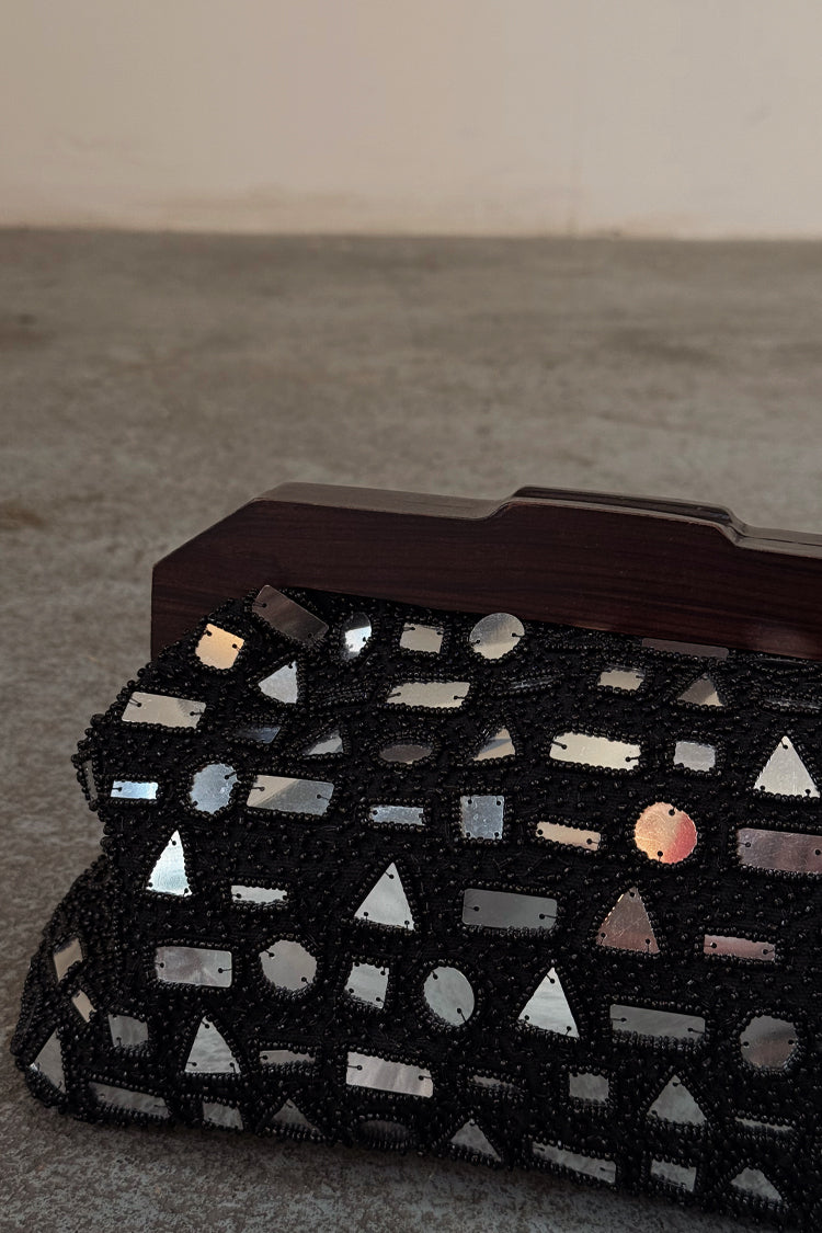 Black Beaded Mirror Bag、mySite、solidvoid