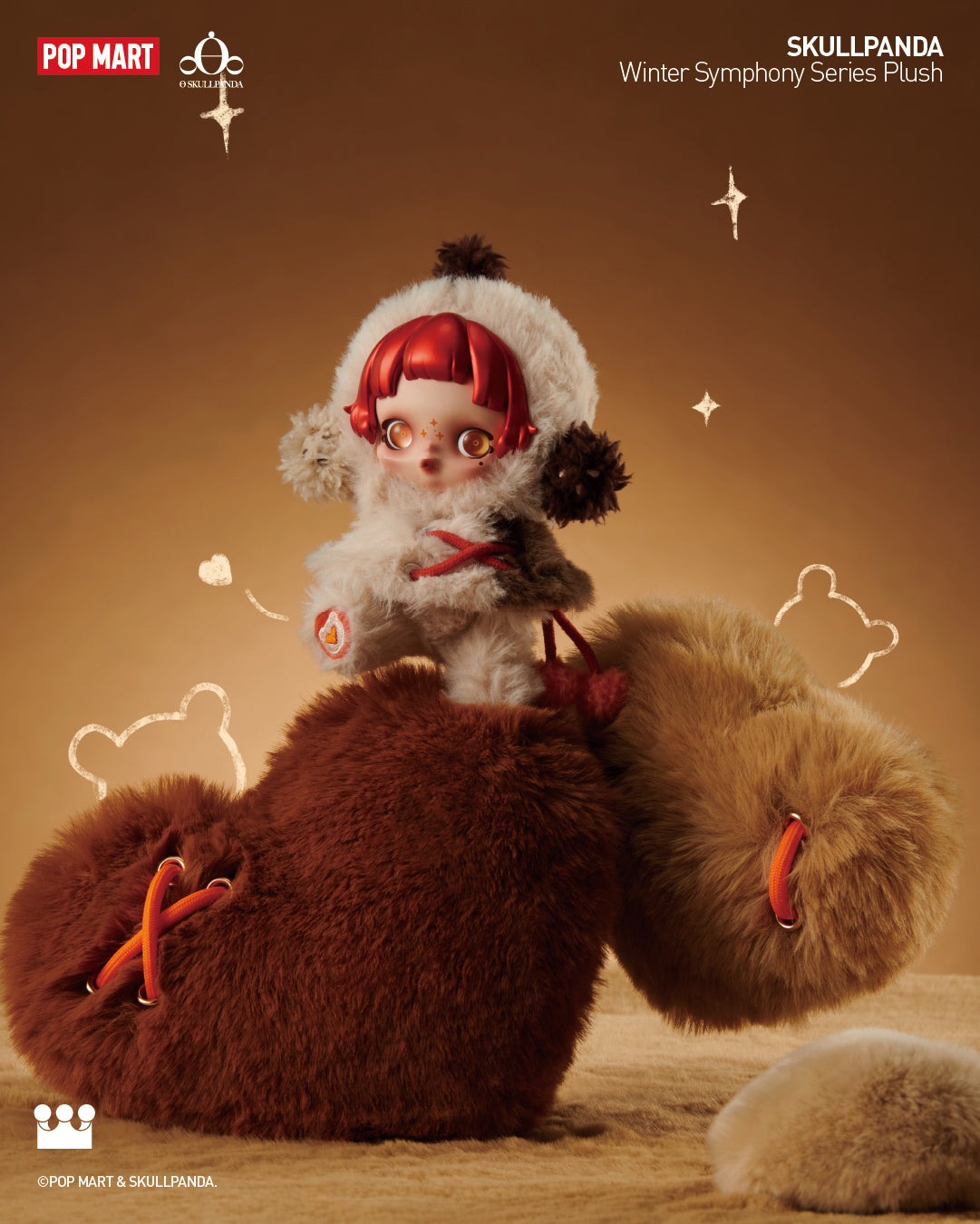  POP MART SKULLPANDA Winter Symphony Series Plush、mySite、greenlandpopulation