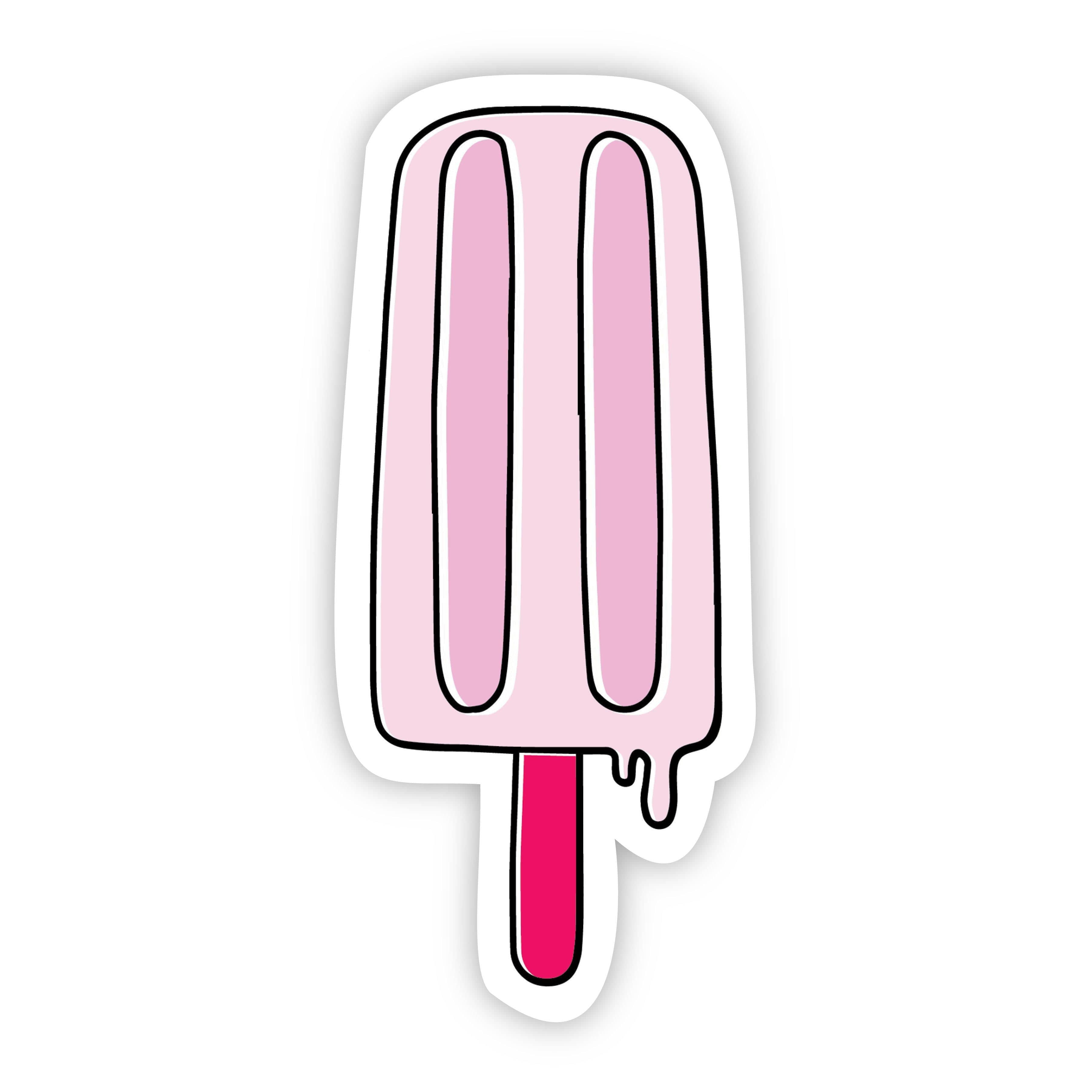  Popsicle Pink Aesthetic Sticker、mySite、elrpsem3k