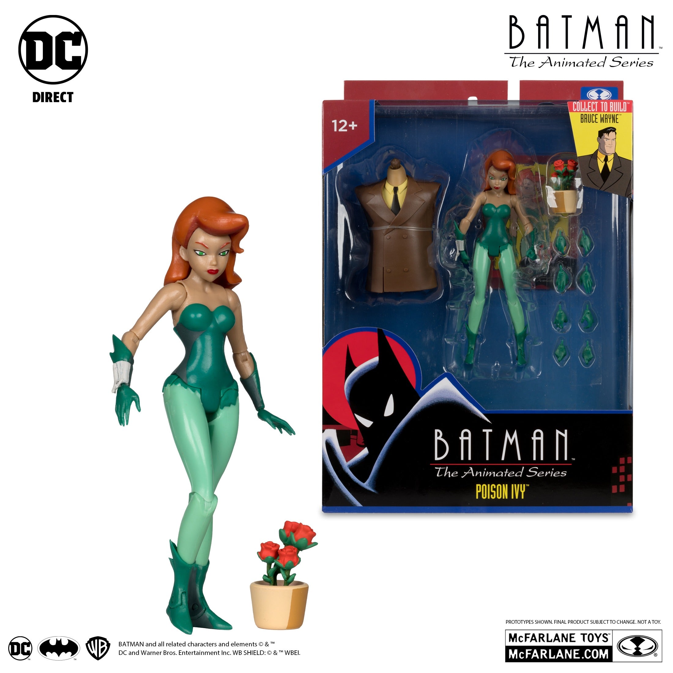 DC Direct Exclusive Batman The Animated Series COMPLETE SET OF 4 (Bruce Wayne BAF)、mySite、hgirdovlk