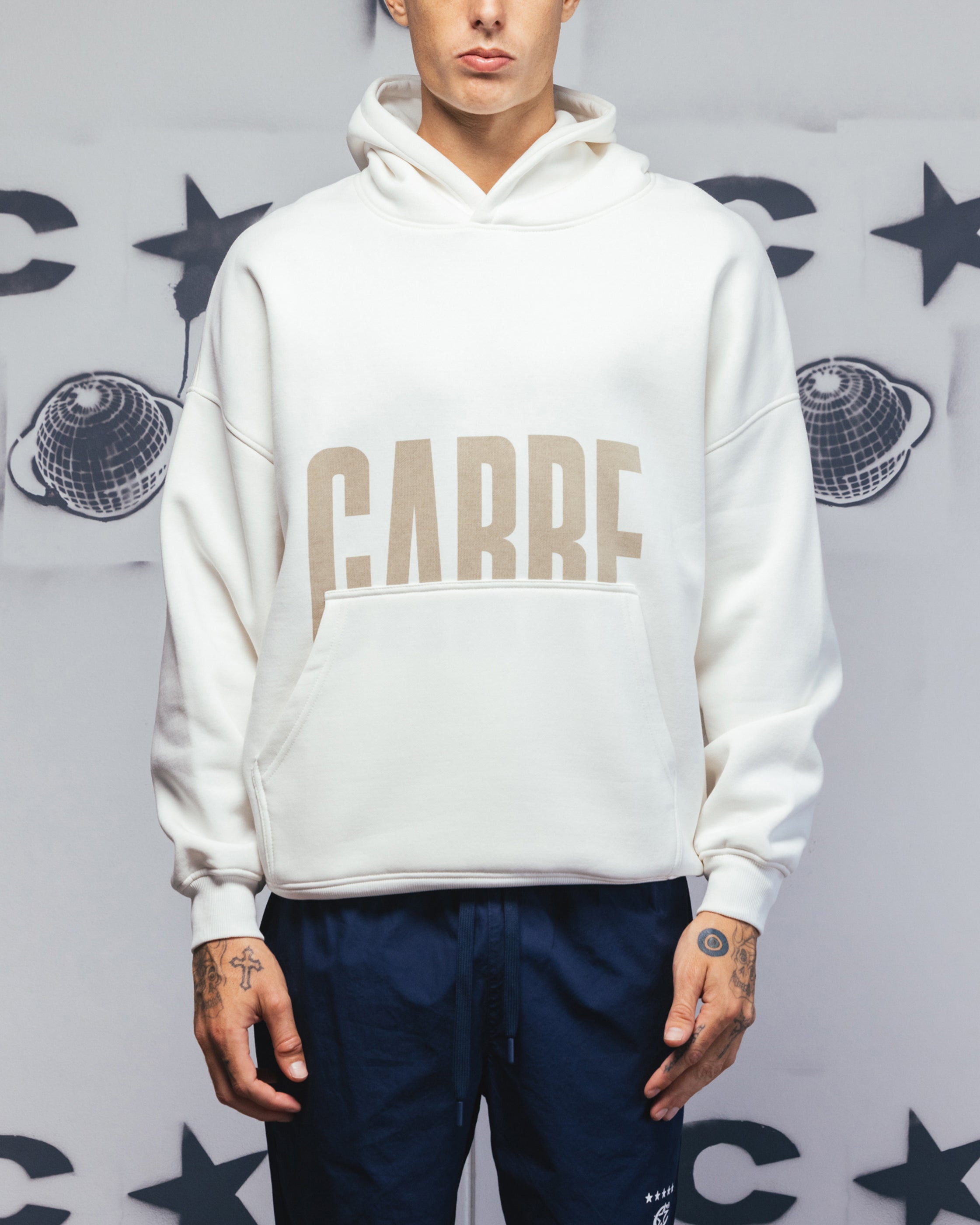 Carre Premium Essentials Hoodie Cream、mySite、zt4zffjzw