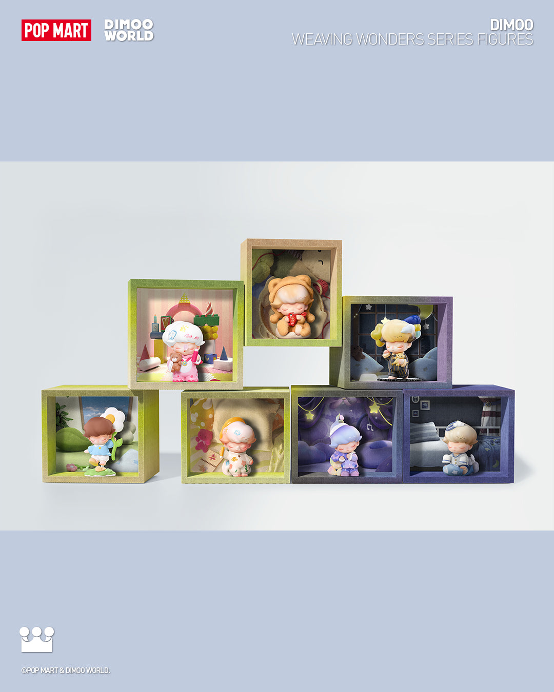  POP MART DIMOO Weaving Wonders Series Figures、mySite、greenlandpopulation