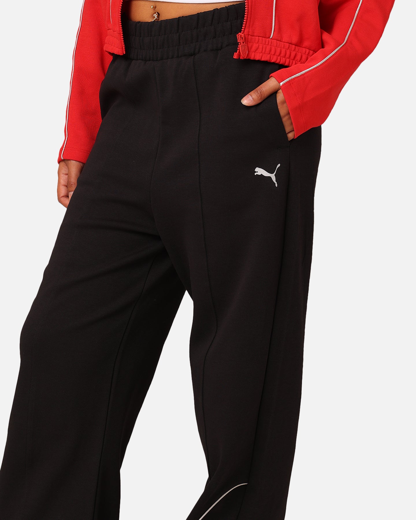 Puma X Scuderia Ferrari Women's Ferrari Style Pants Puma Black、mySite、zt4zffjzw