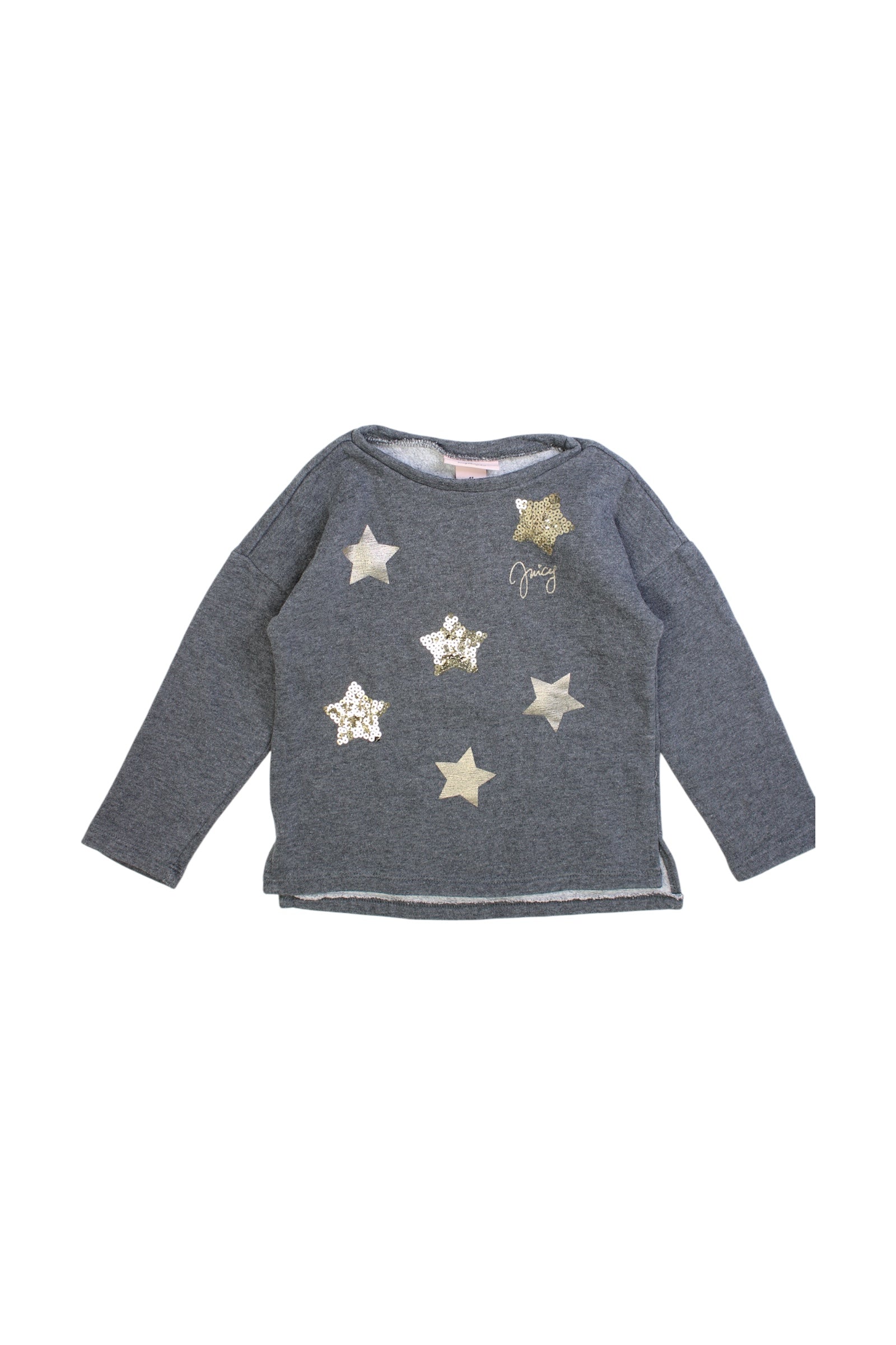 Juicy Couture Star Embellished Sweatshirt Size 4T、mySite、g9winljtr