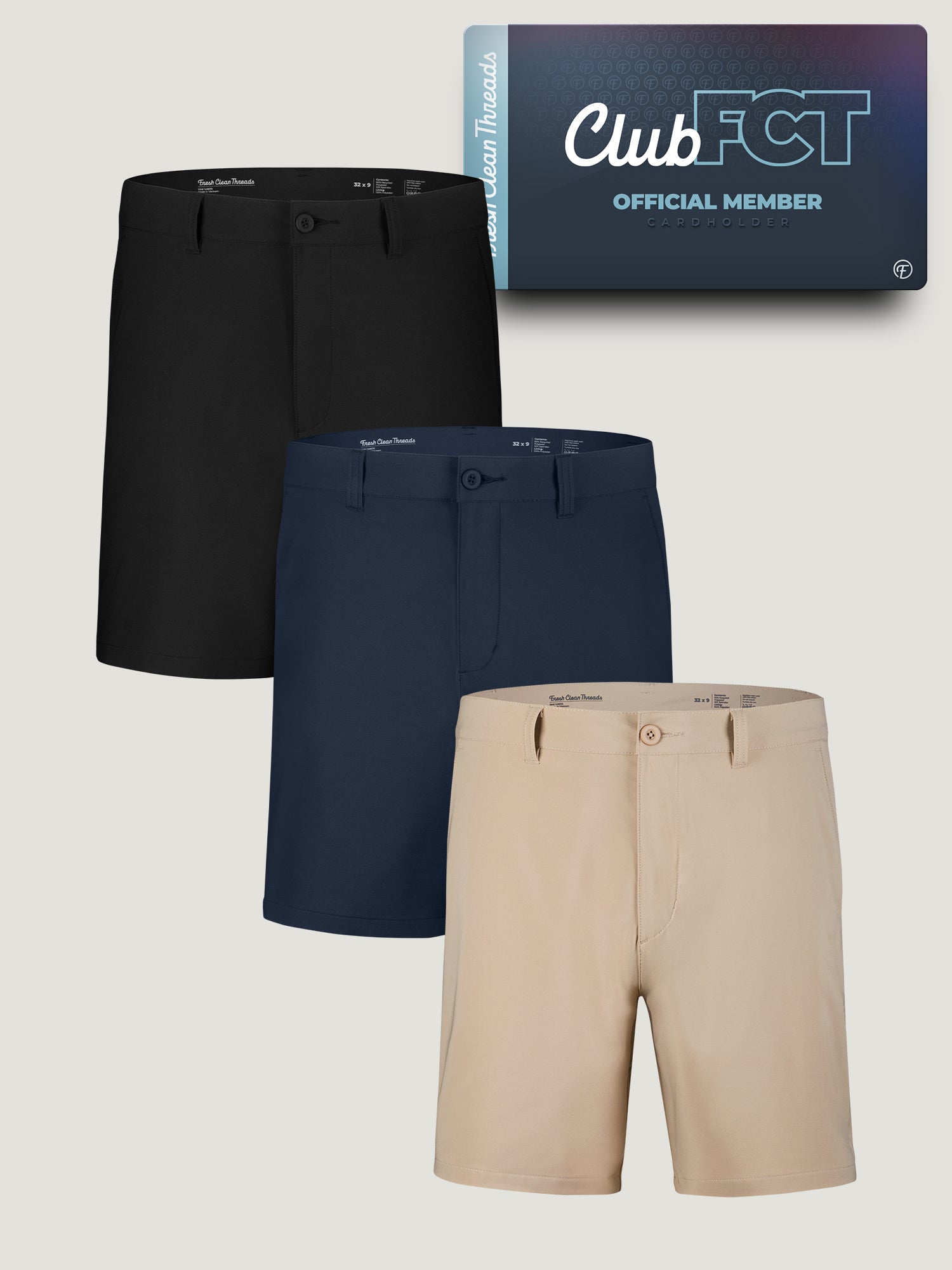  Everyday Shorts 2.0 Best Sellers Member 3-Pack、mySite、ghnorth