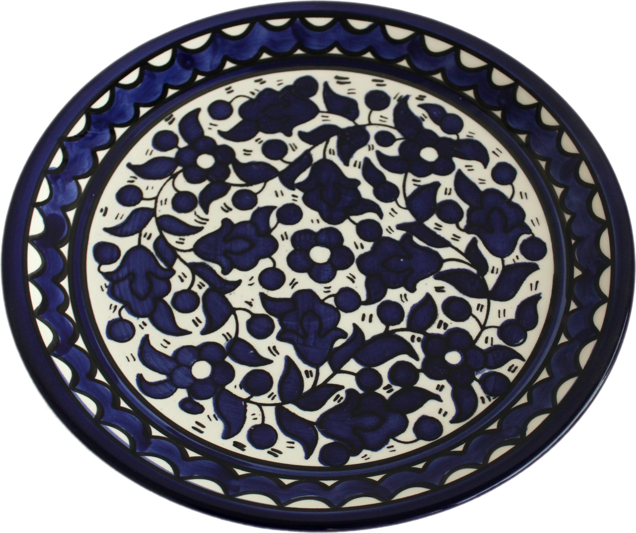  Armenian Ceramic Decorative Dinner or Display Plate (Asfour Outlet) - 9.5 Inches、mySite、elrpsem3k