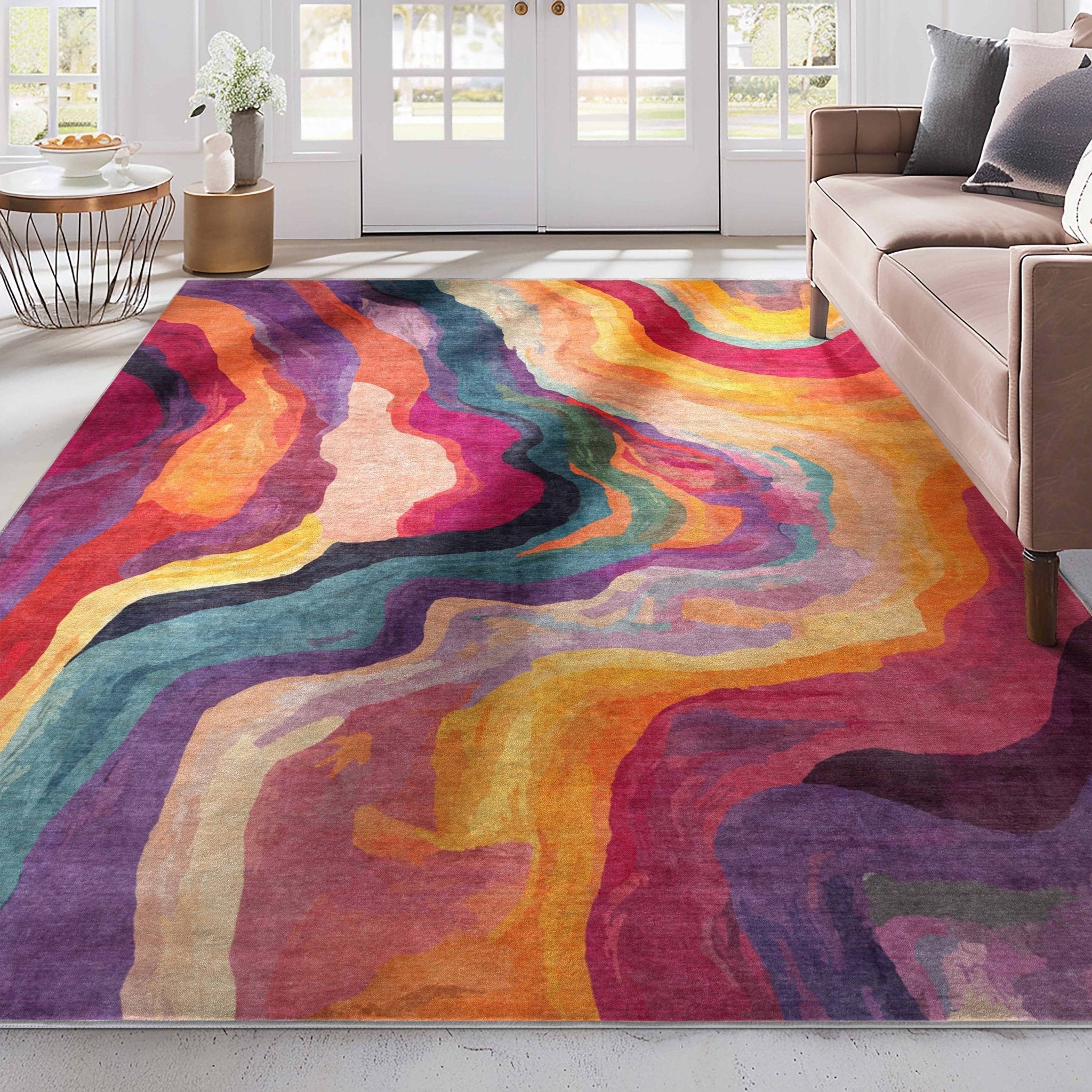 Apollo Nuance Libre – Abstract Multicolor Rug、mySite、gigharbornorthrealestate