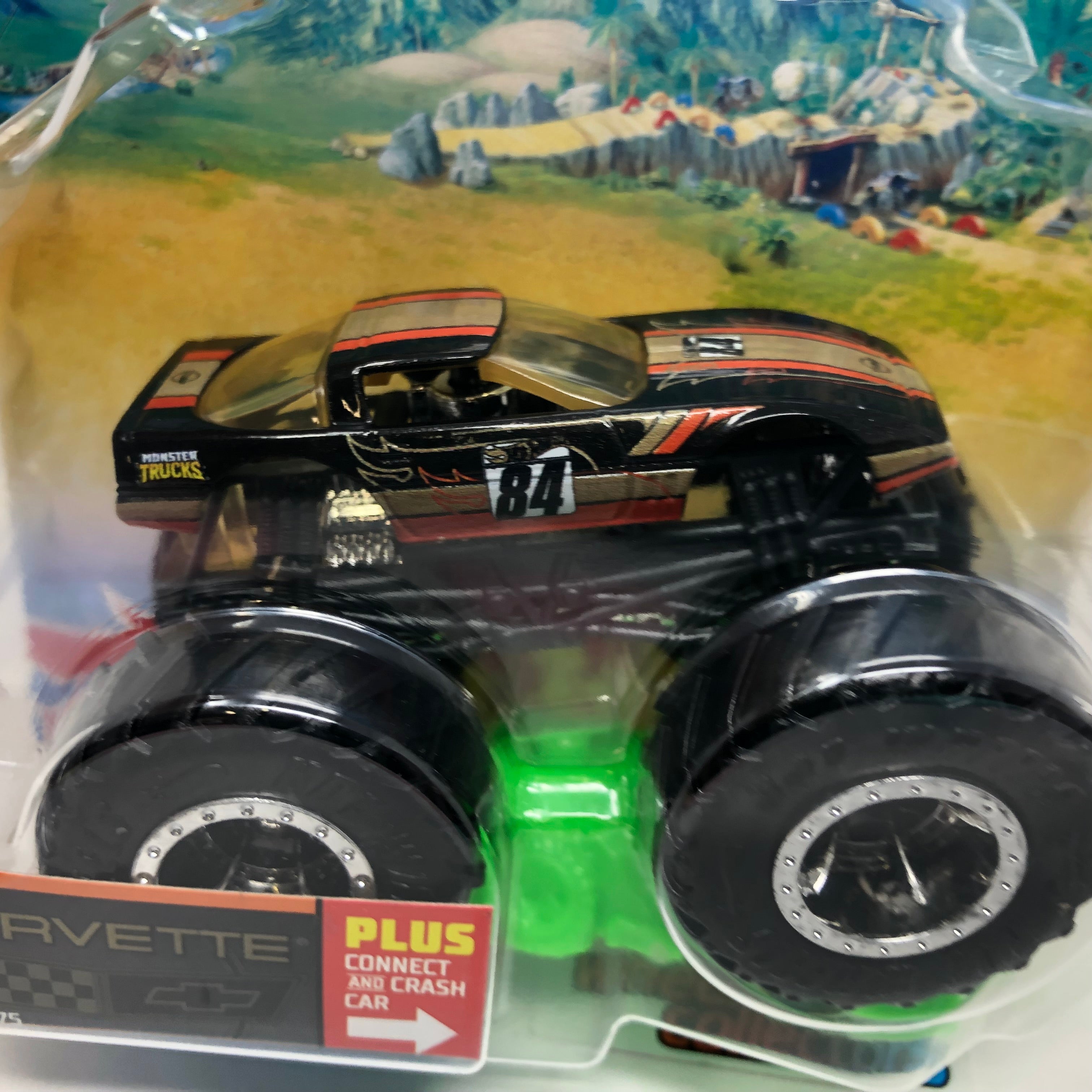 Corvette #18 * Monster Trucks 2022 Hot Wheels Case C、mySite、hgirdovlk