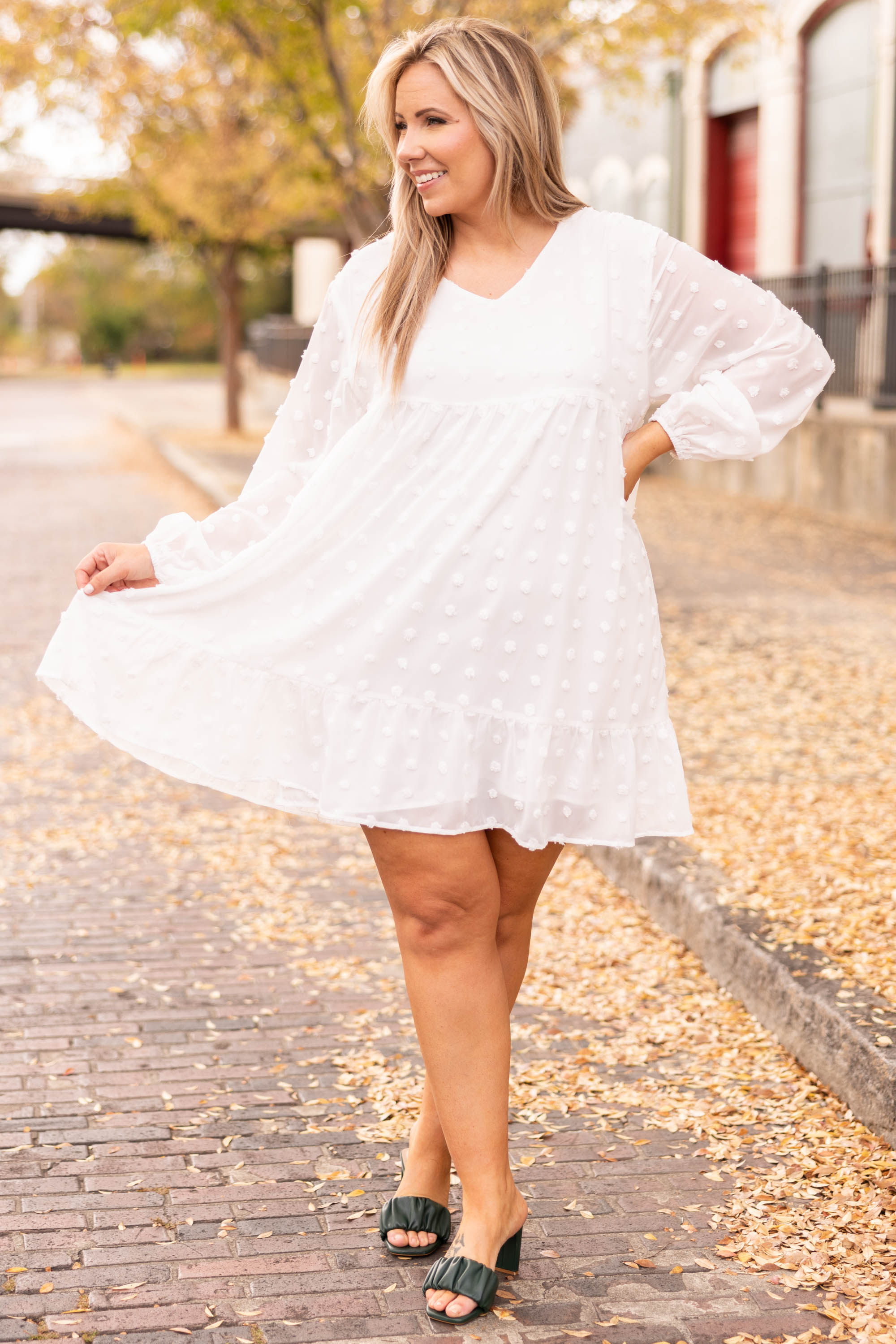  A Touch Of Class Dress, White、mySite、justintrudeaud