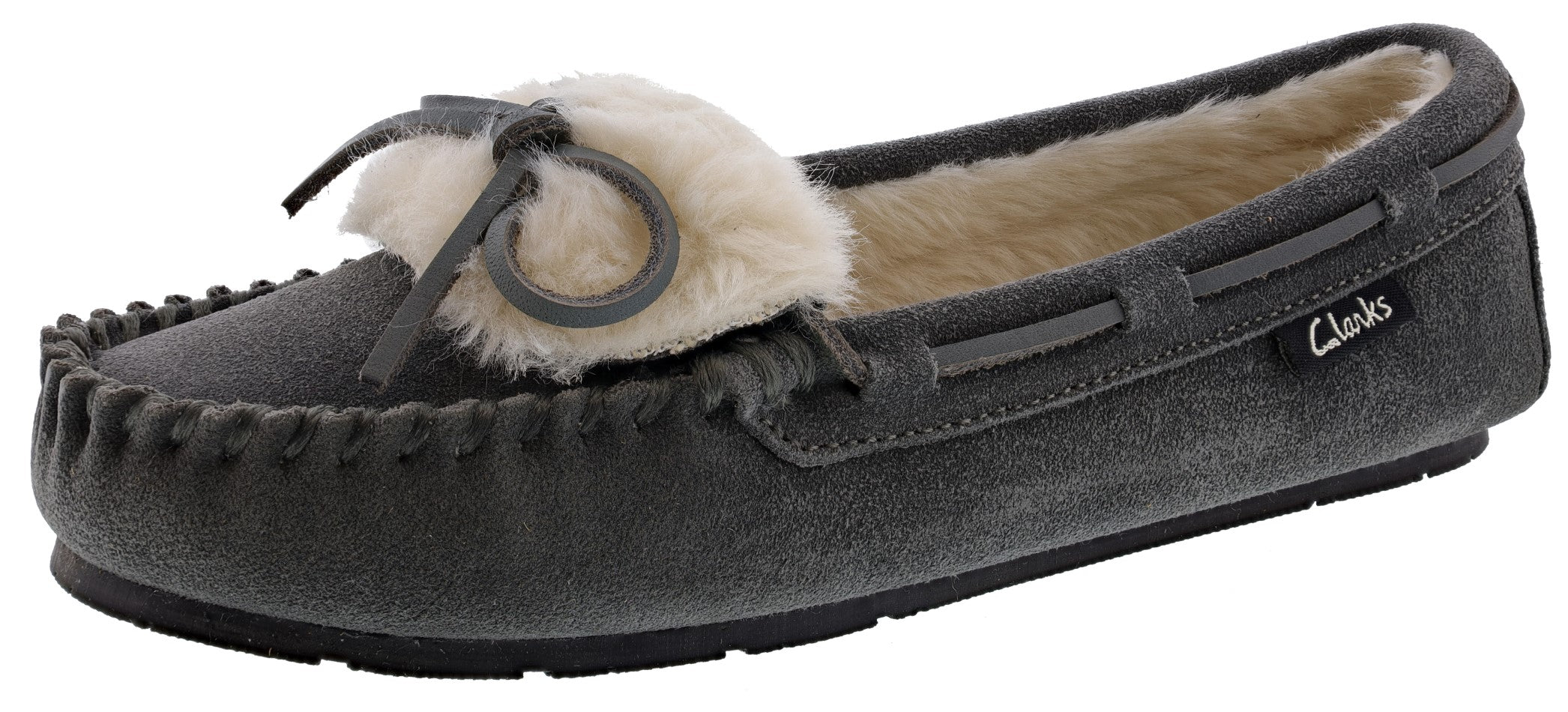 Clarks Women Warm Cozy Slip On Moccasin Slippers Holly、mySite、dreamappss