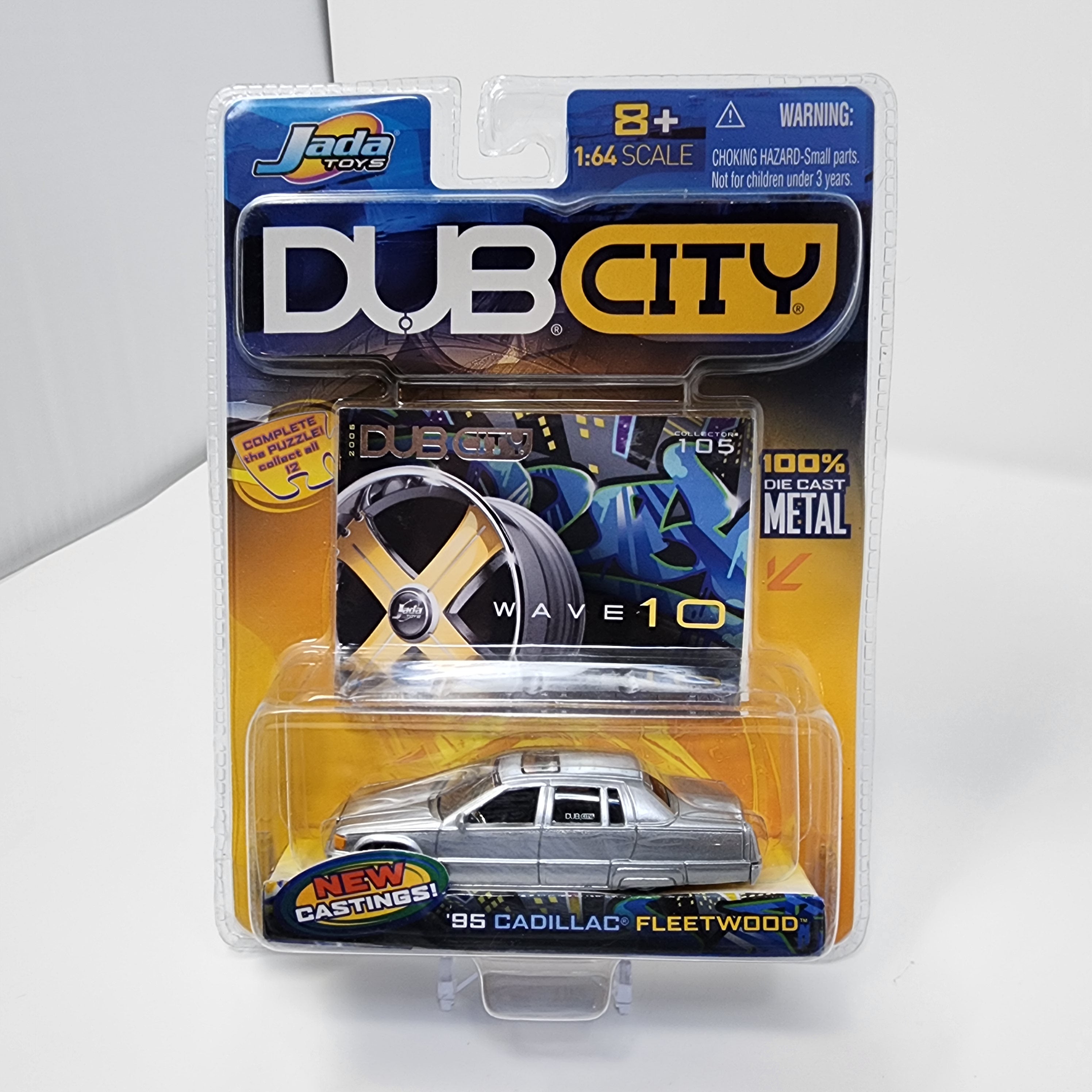 '95 Cadillac Fleetwood * Silver * Jada Toys 1:64 Scale Dub City、mySite、hgirdovlk