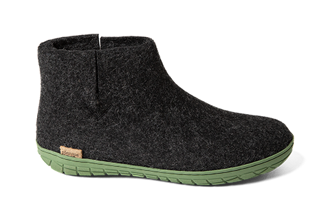  glerups Boot Charcoal with Green Rubber、mySite、preschool7hills