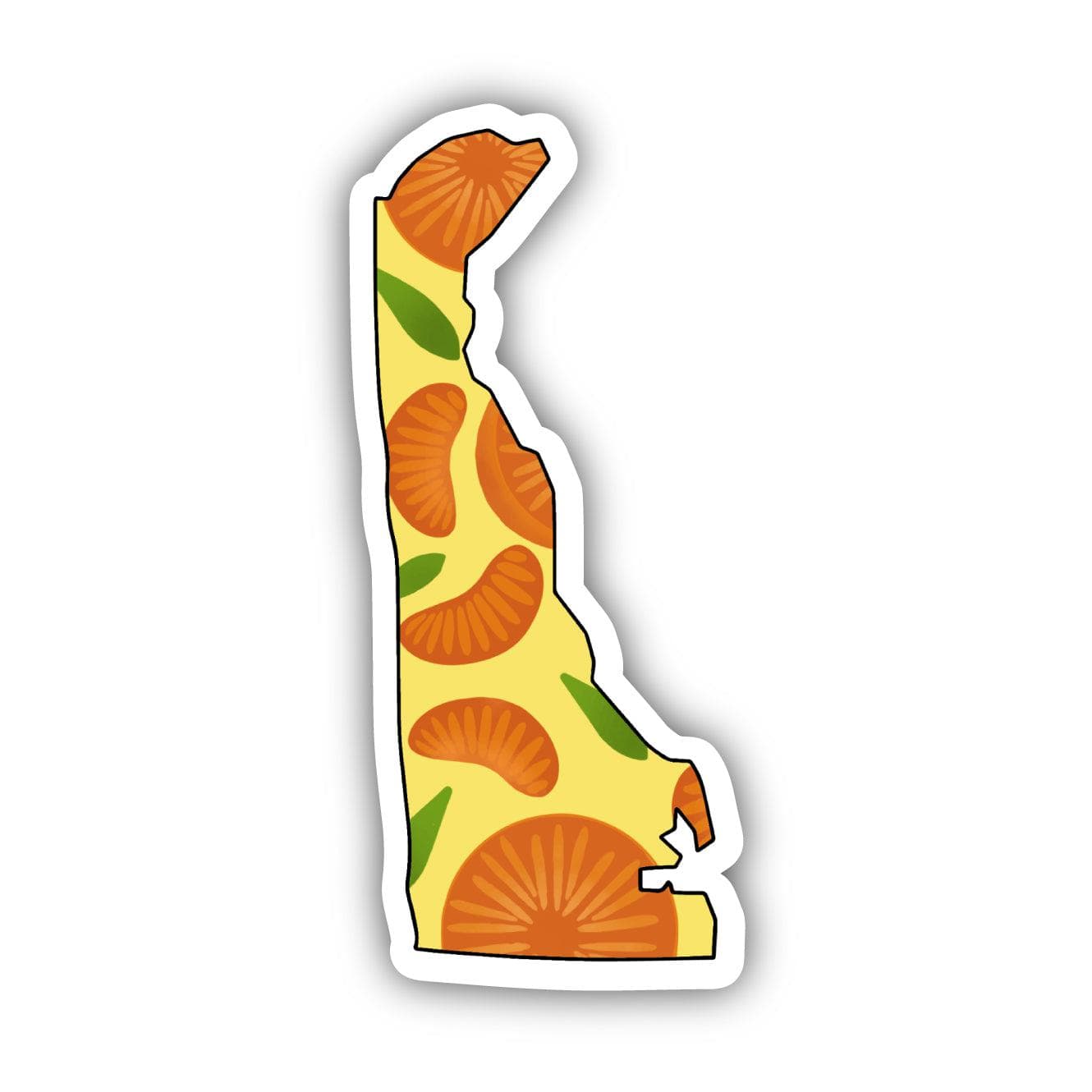  Delaware Orange & Yellow Fruit Sticker、mySite、ghnorth