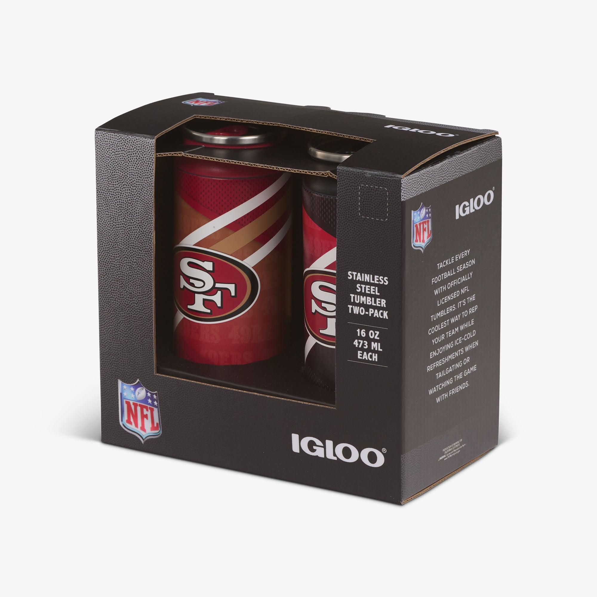 San Francisco 49ers Home & Away 16 Oz Can 2-Pack、mySite、noshort