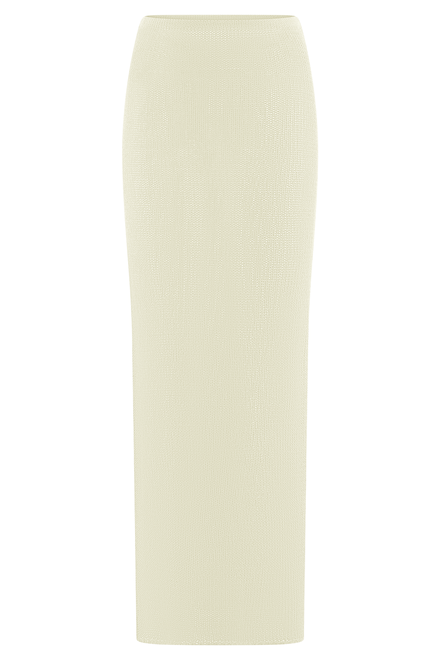 Reagan Knit Maxi Skirt - White、mySite、solidvoid