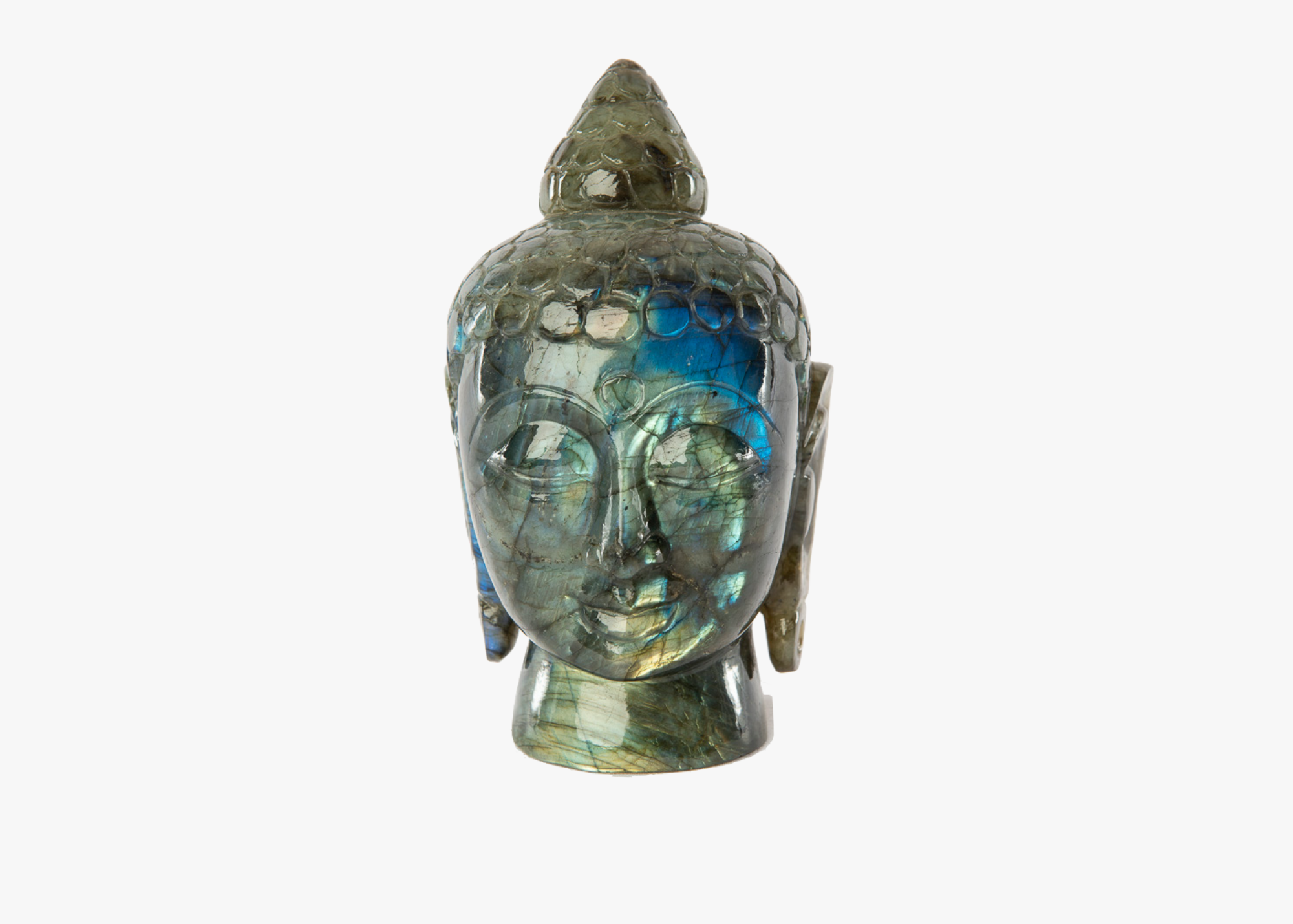 Buddha Head - Labradorite (17cm)、mySite、topwebapps